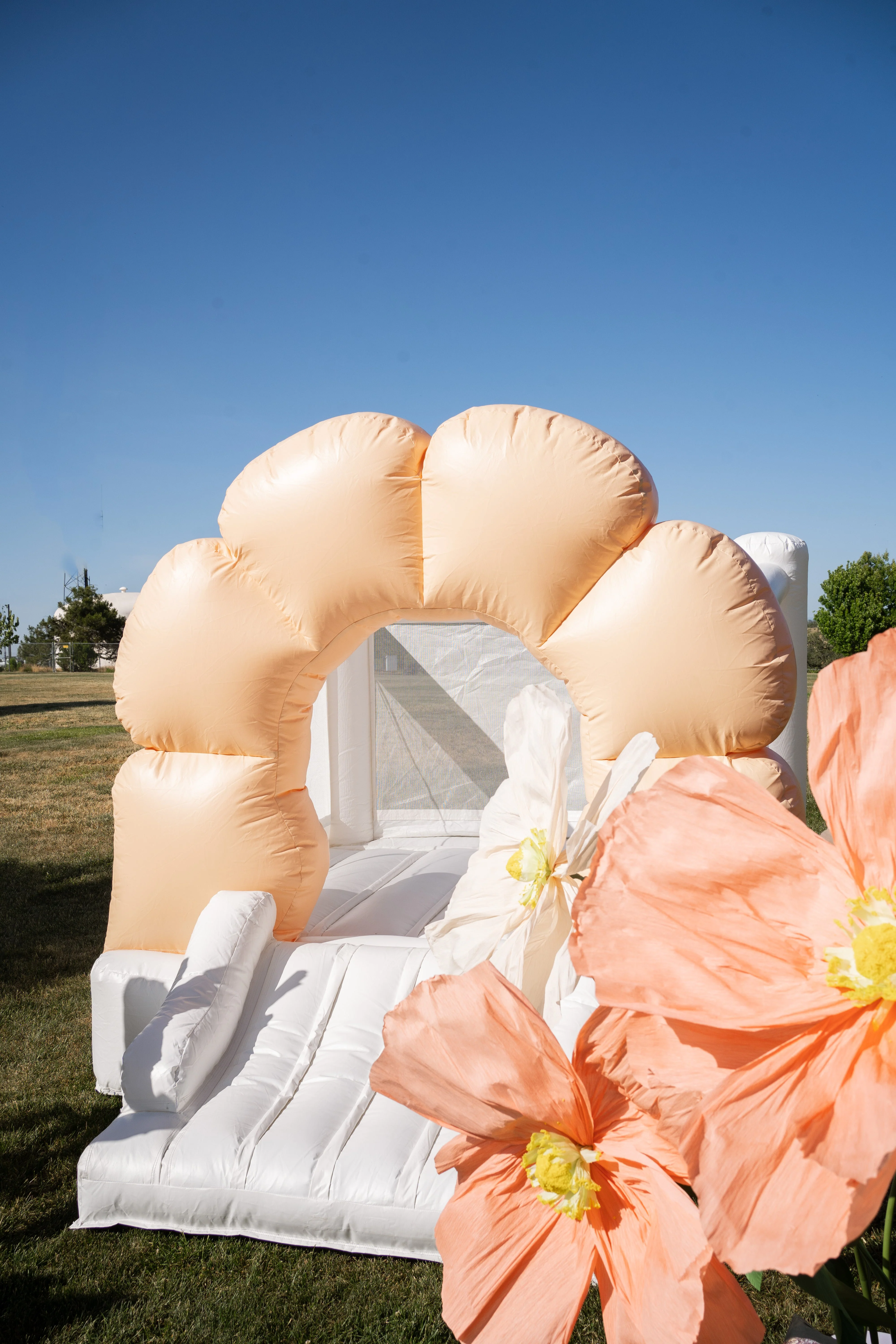 Mini Daisy - Peach Flower Bounce House - Image 3