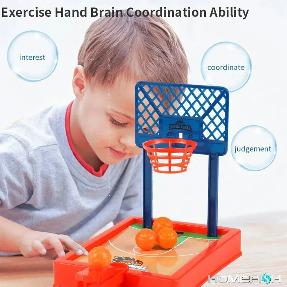 Mini Desktop Basketball Game – Portable Tabletop Sports Toy for Kids & Adults - Image 3