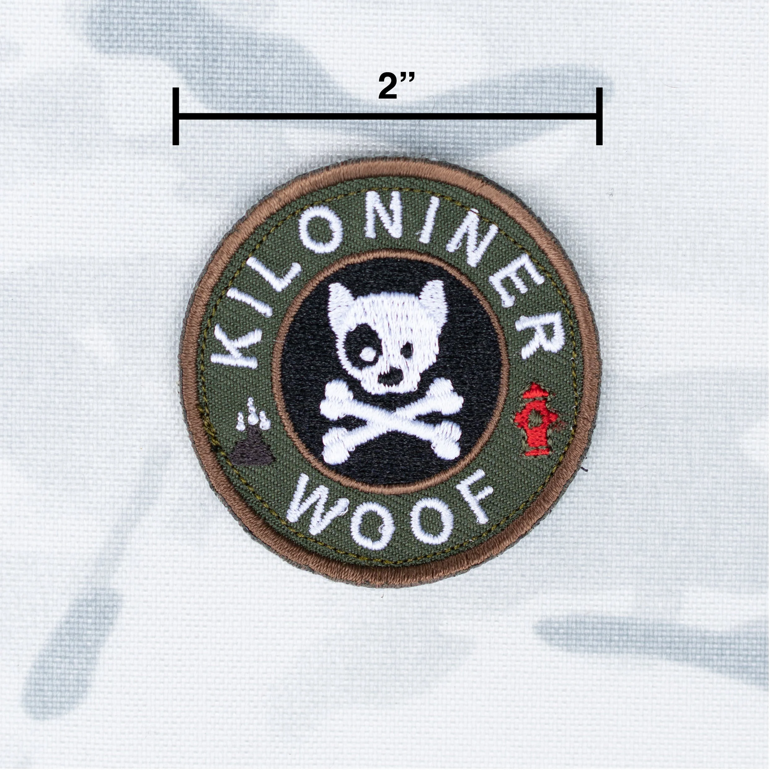 MINI DOG & CROSSBONES JUNGLE Morale Patch - Image 2