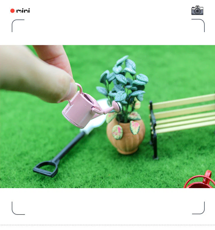 Mini Food Toy Model Mini Lacy Watering Can - Image 4