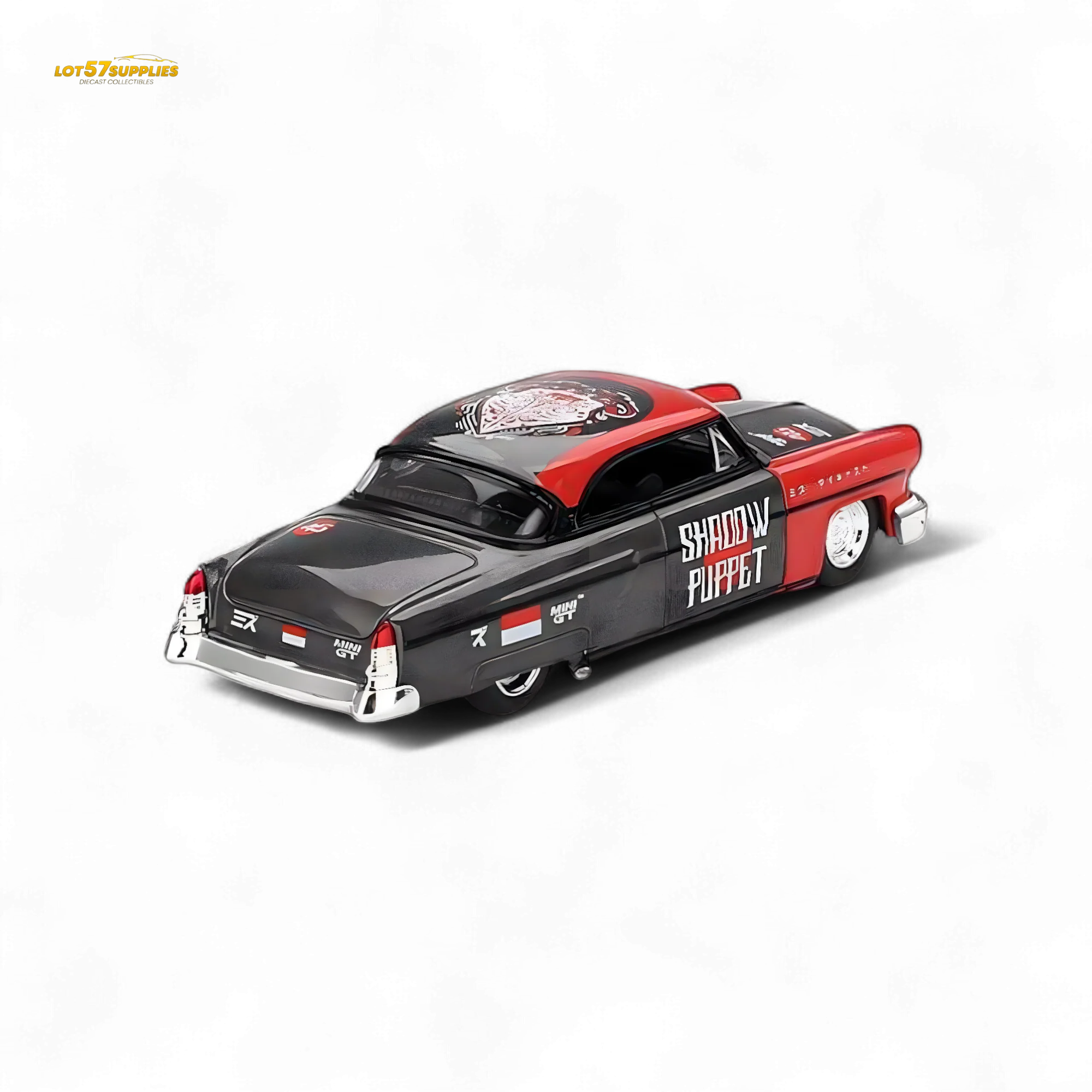 Mini-GT 1954 Lincoln Capri Hot Rod Shadow Puppet 1:64 - Image 2
