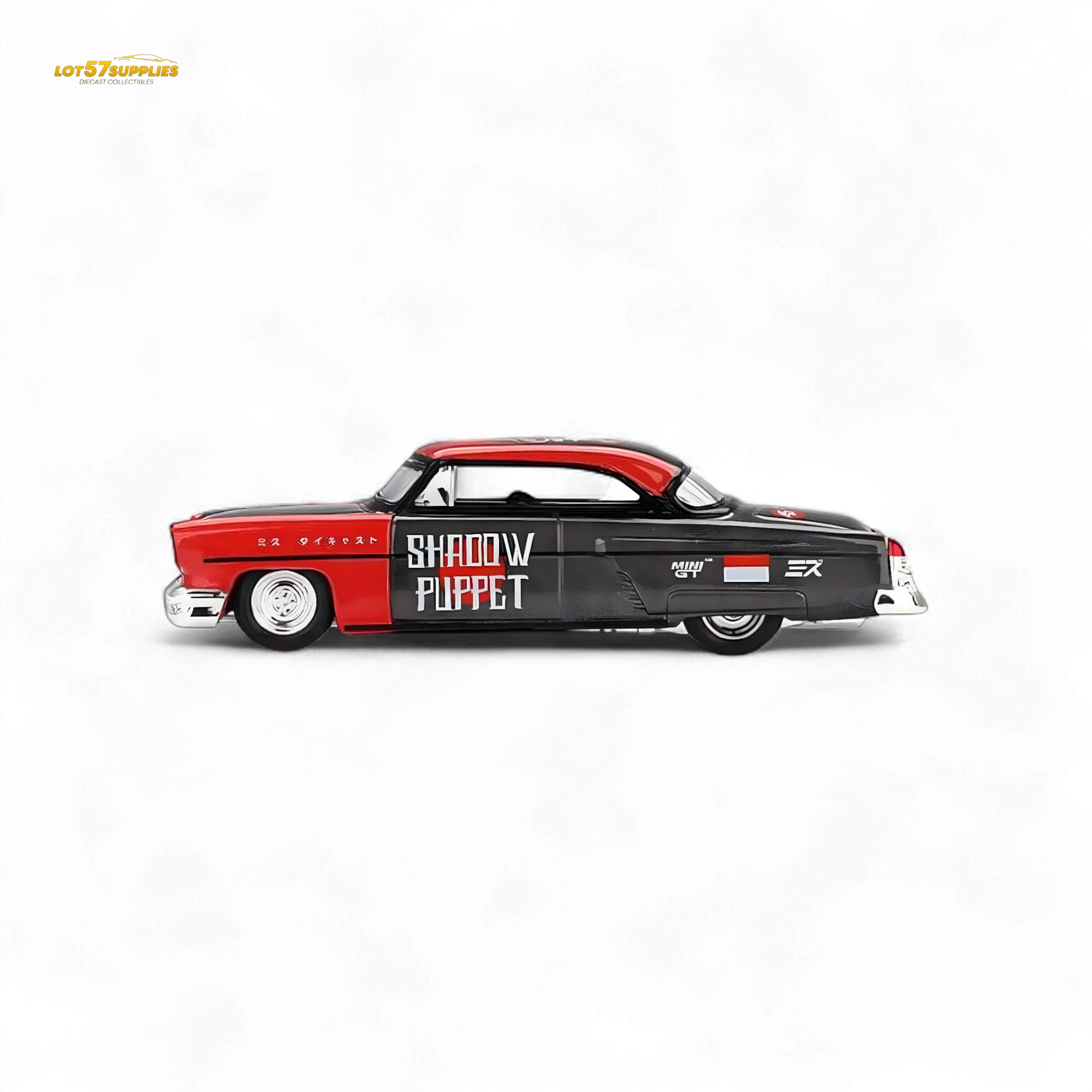 Mini-GT 1954 Lincoln Capri Hot Rod Shadow Puppet 1:64 - Image 3