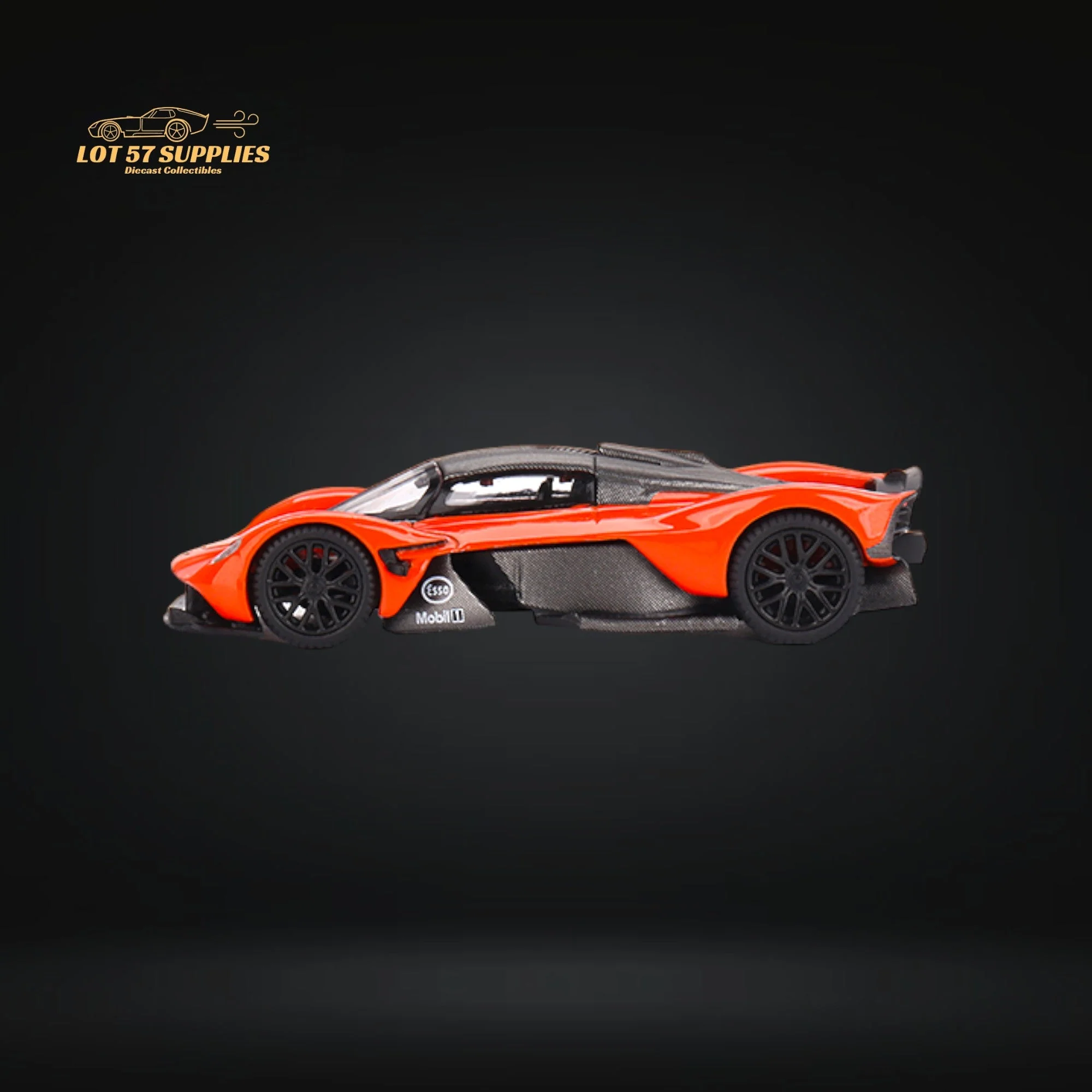 Mini-GT Aston Martin Valkyrie Maximum Orange 1:64 - Image 3