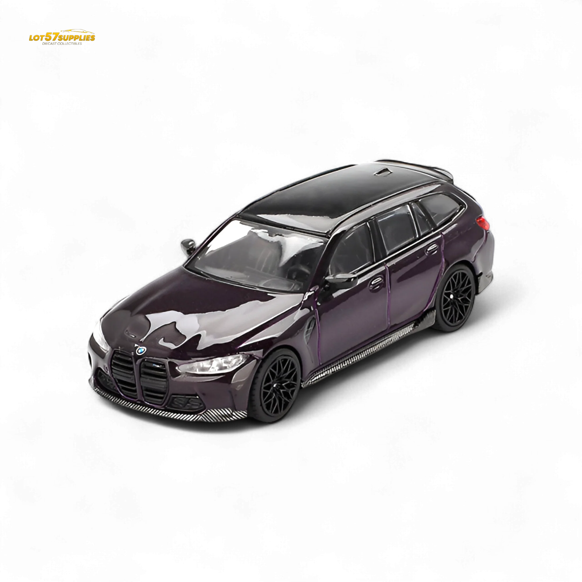 Mini-GT BMW M3 M Performance Touring Daytona Violet 1:64 - Image 4