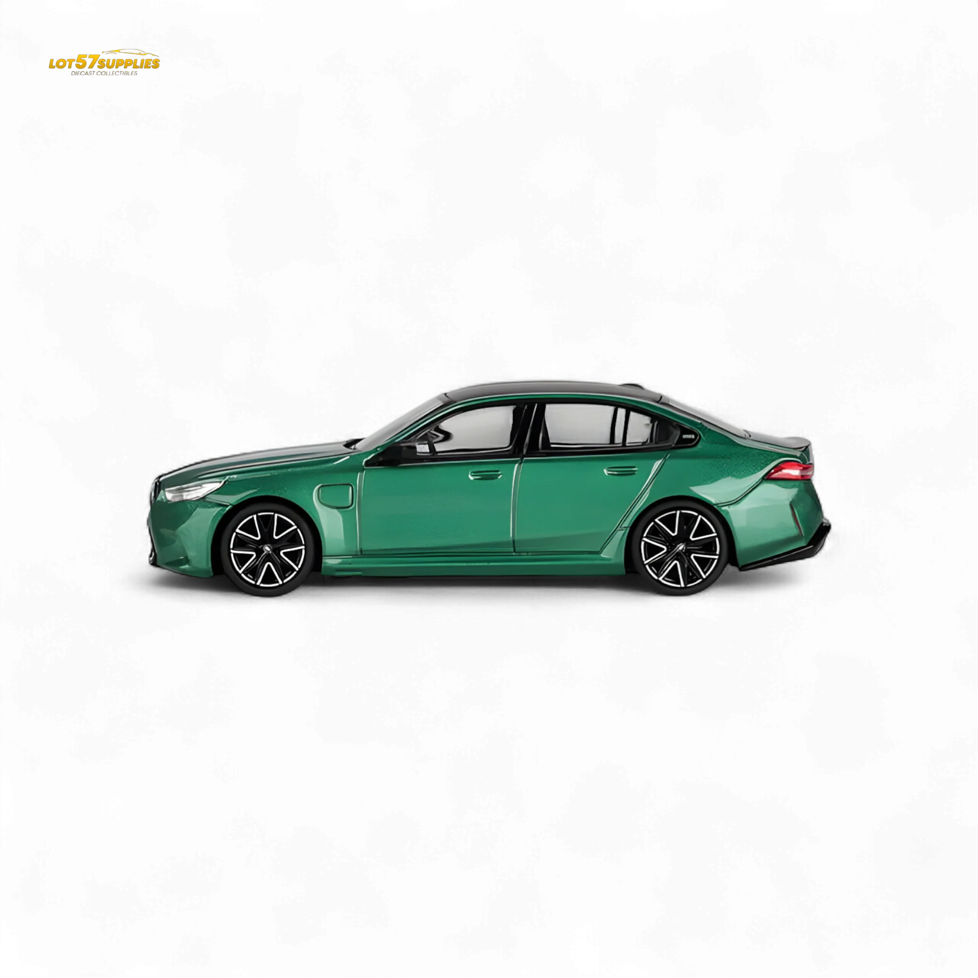 Mini GT BMW M5 Isle of Man Green Metallic 1:64 - Image 2