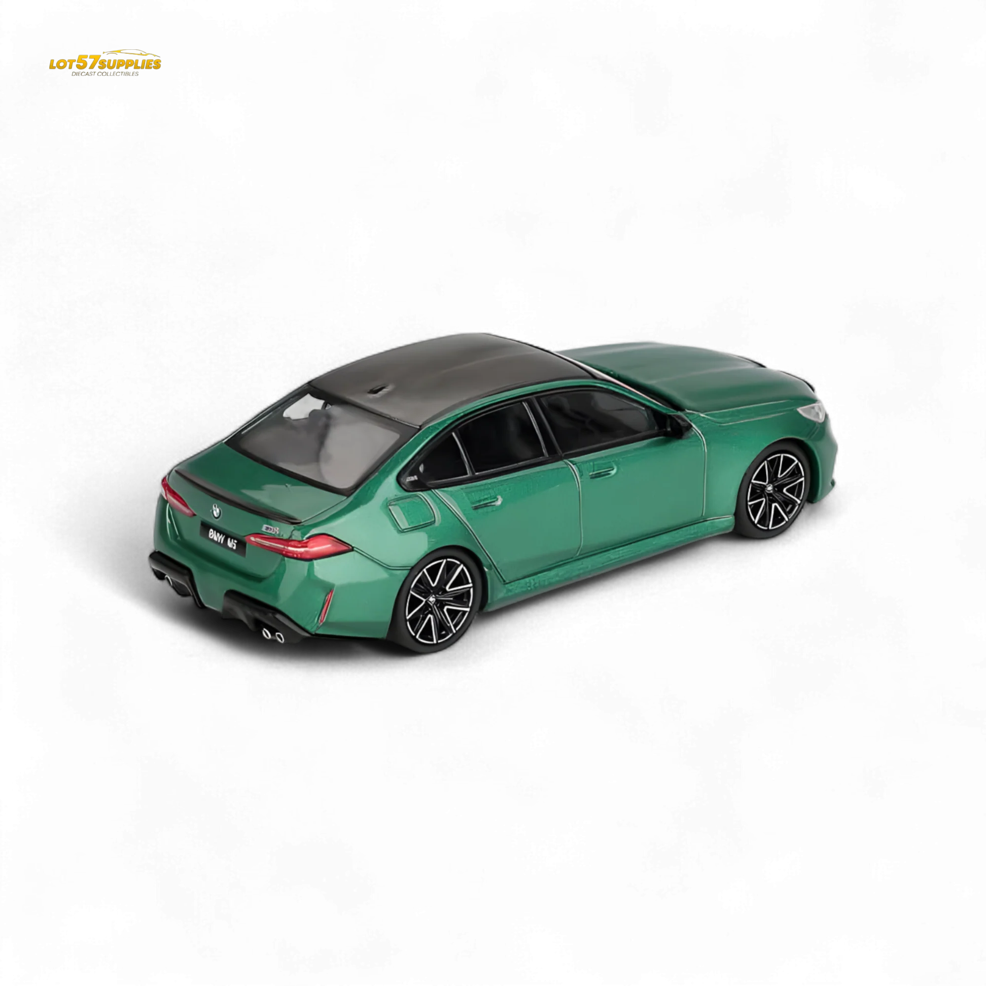 Mini GT BMW M5 Isle of Man Green Metallic 1:64 - Image 3