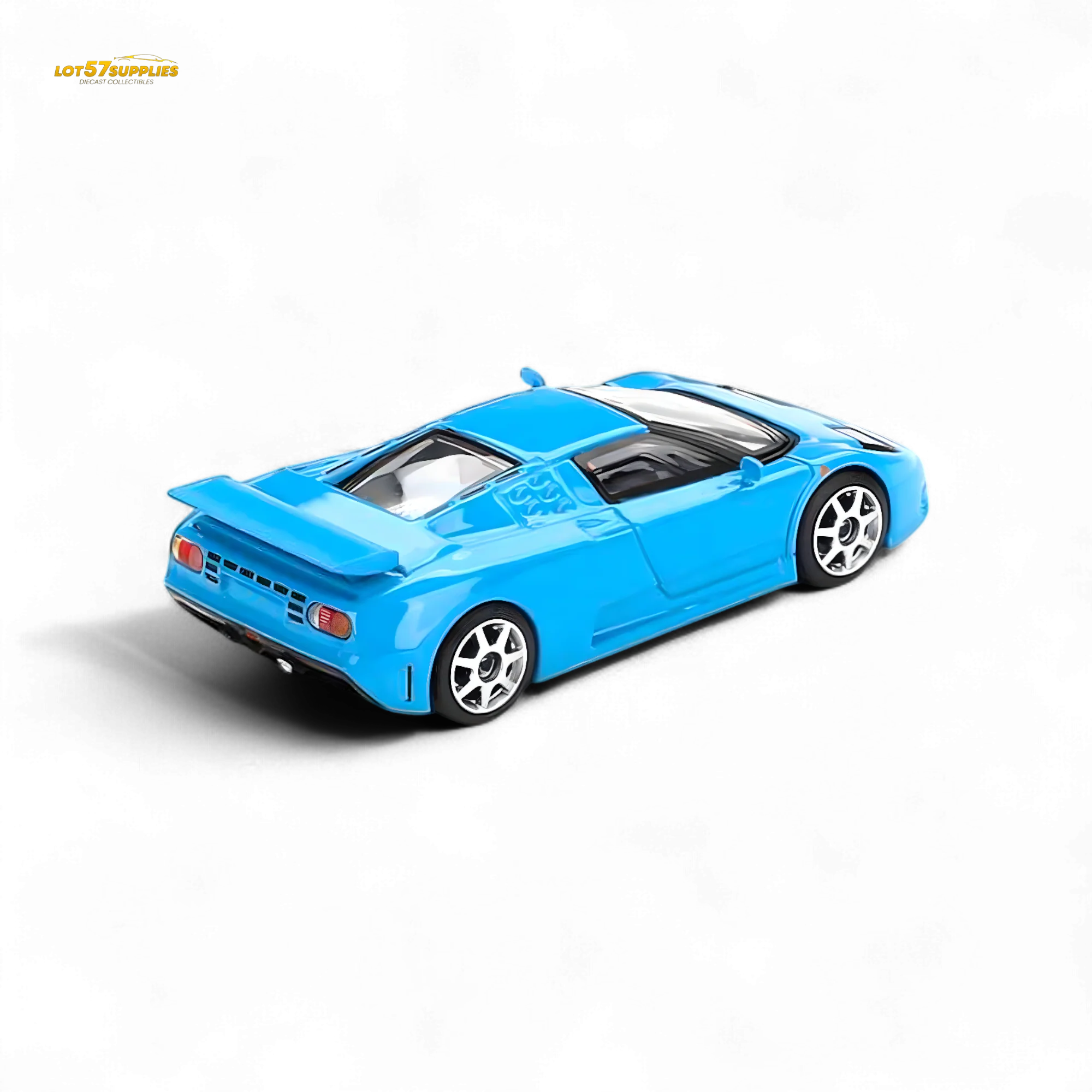 Mini-GT Bugatti EB110 Super Sport Blu Bugatti #890 1:64 - Image 2