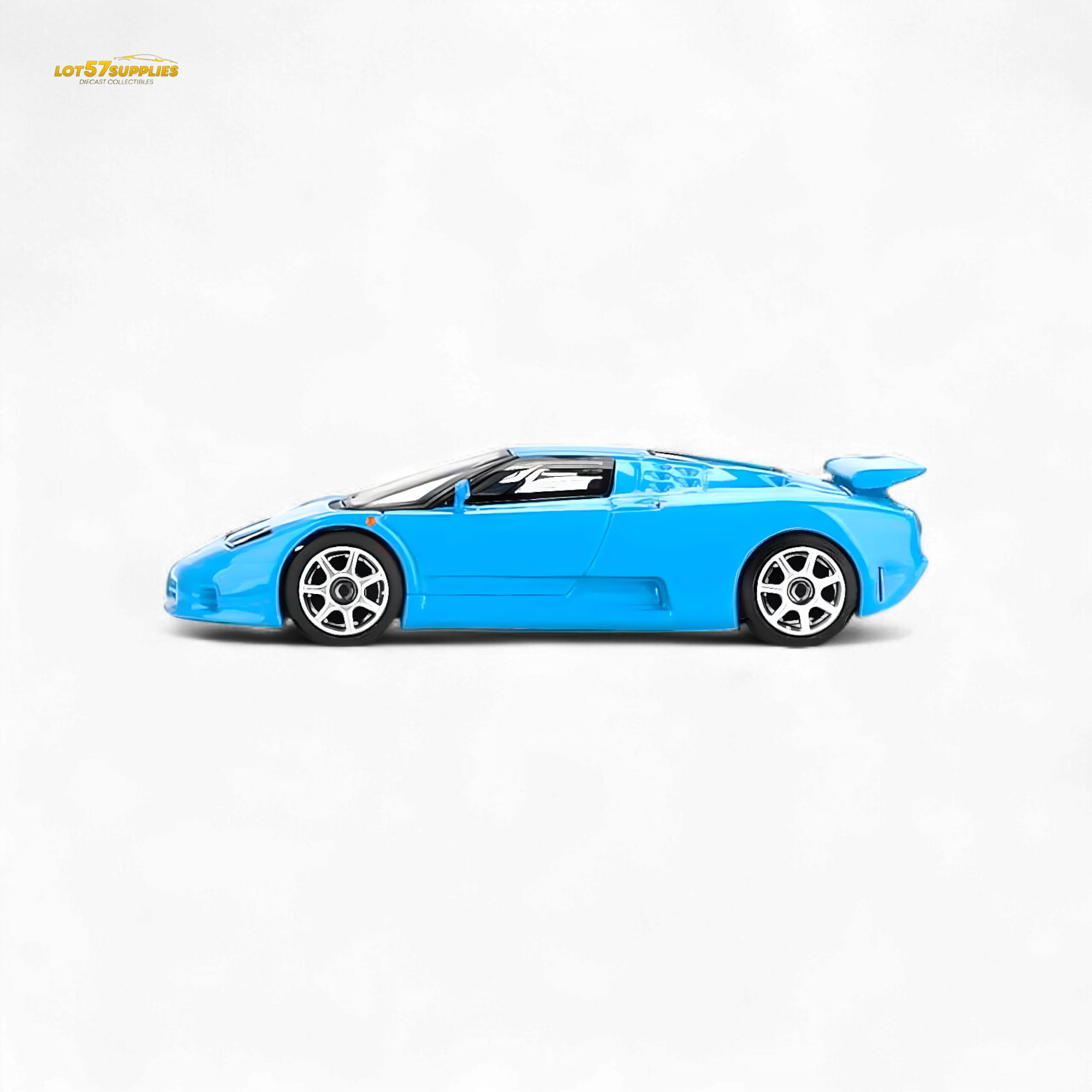 Mini-GT Bugatti EB110 Super Sport Blu Bugatti #890 1:64 - Image 3