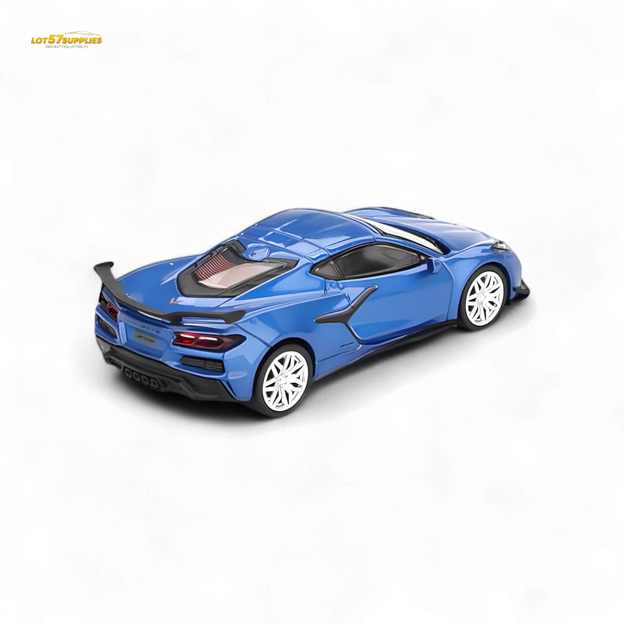 Mini-GT Chevrolet Corvette Z06 2023 Elkhart Lake Blue 1:64 - Image 2