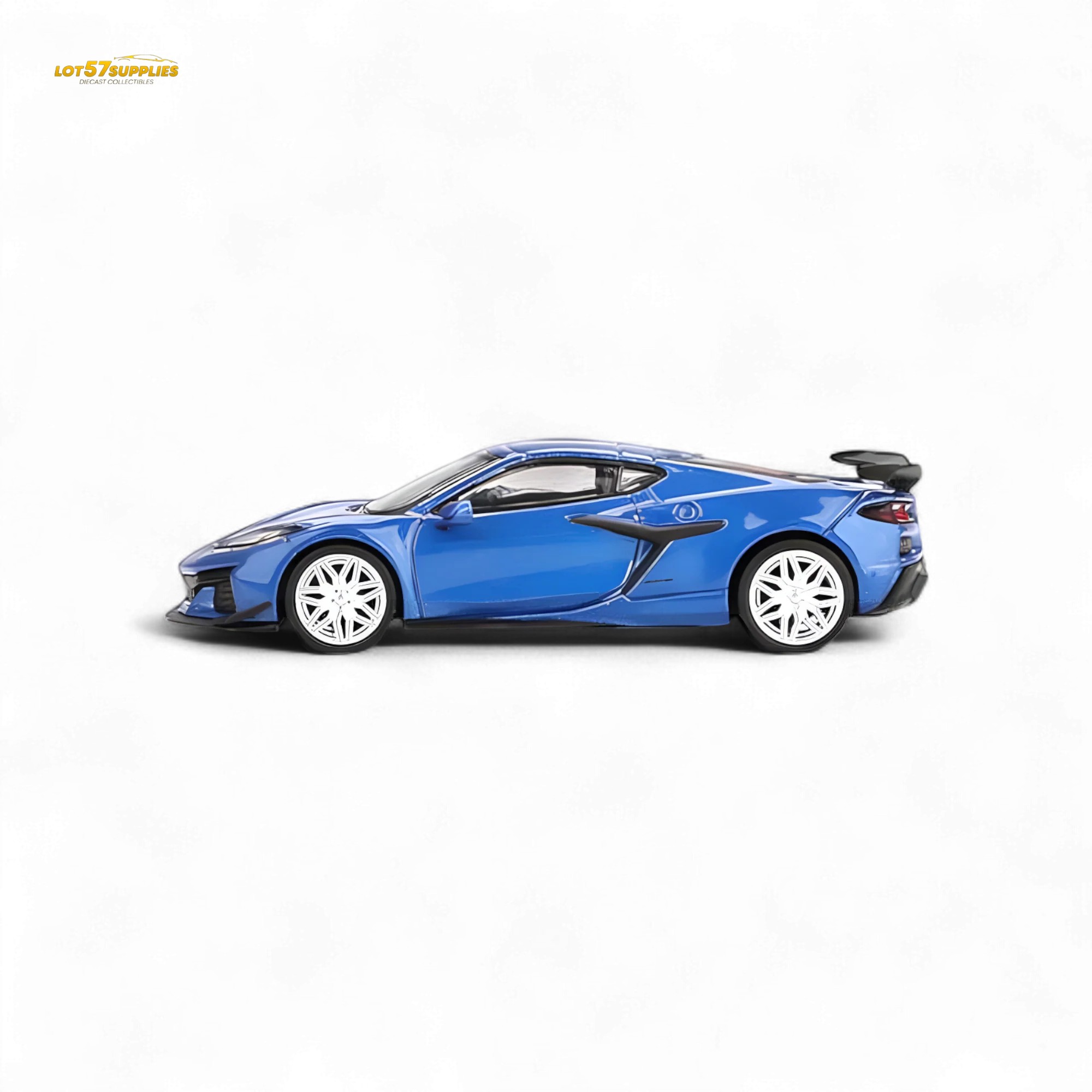 Mini-GT Chevrolet Corvette Z06 2023 Elkhart Lake Blue 1:64 - Image 3