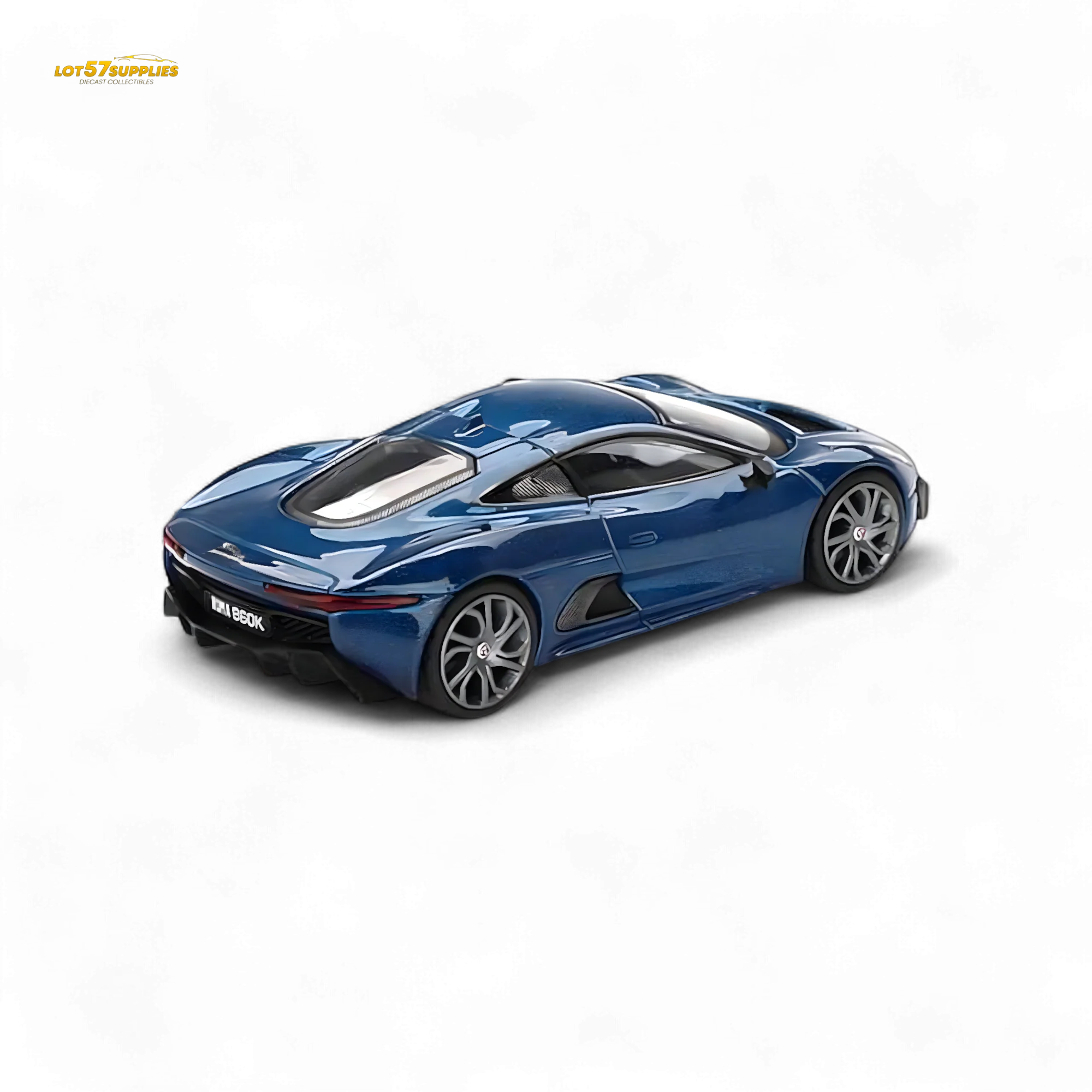 Mini-GT Jaguar C-X75 Blue 1:64 - Image 2