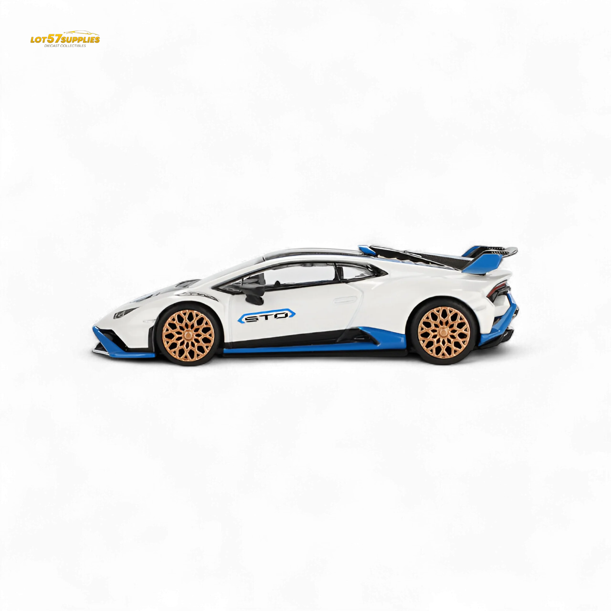 Mini-GT Lamborghini Huracán STO Bianco Asopo 1:64 - Image 2