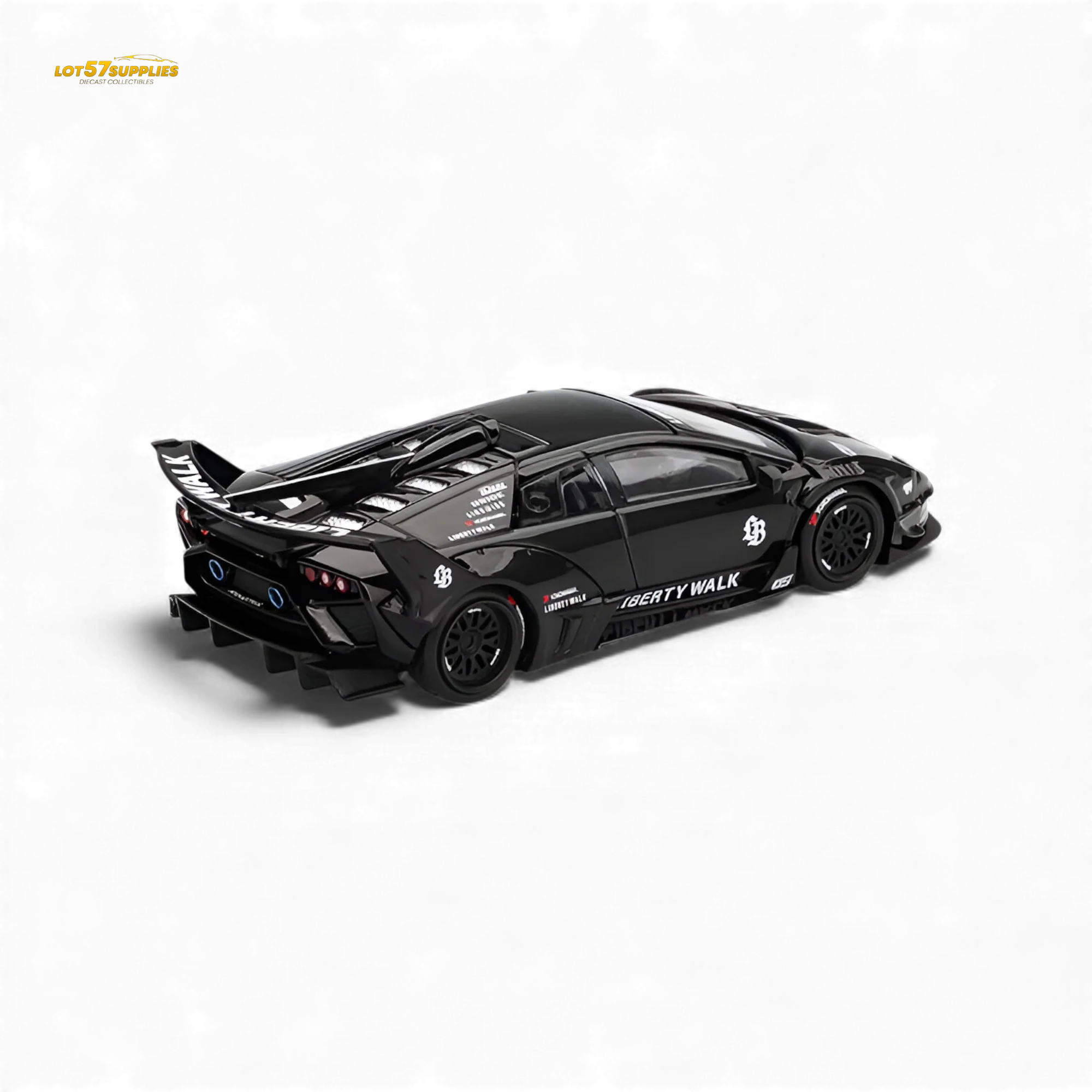 Mini GT Lamborghini Murcielago GT Evo Black 1:64 - Image 3