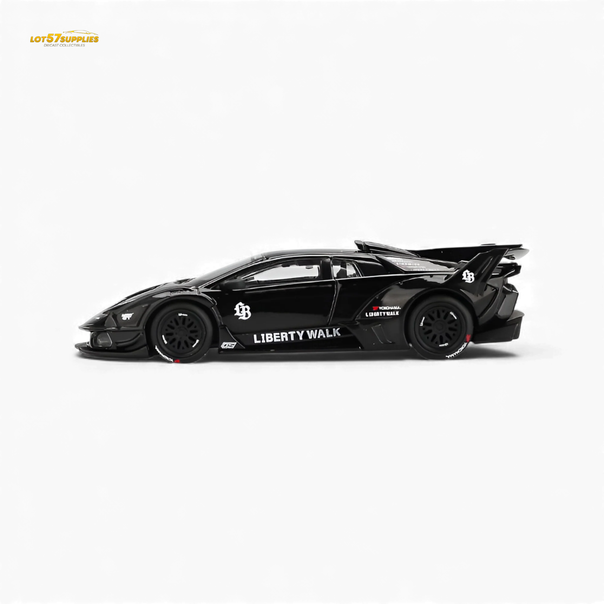 Mini GT Lamborghini Murcielago GT Evo Black 1:64 - Image 4