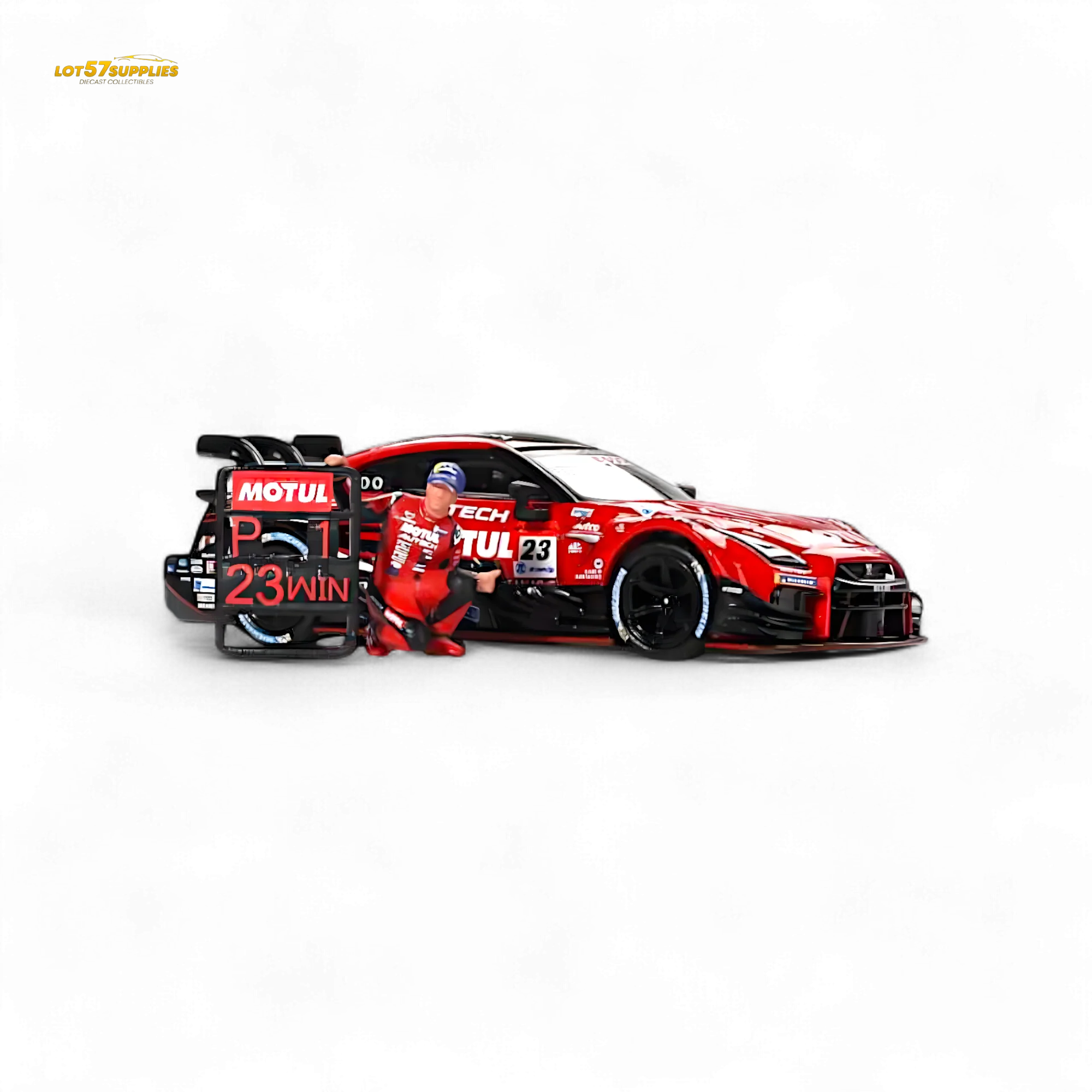 Mini-GT Nissan GT-R Nismo #23 Motul Autech 2021 1:64 - Image 2