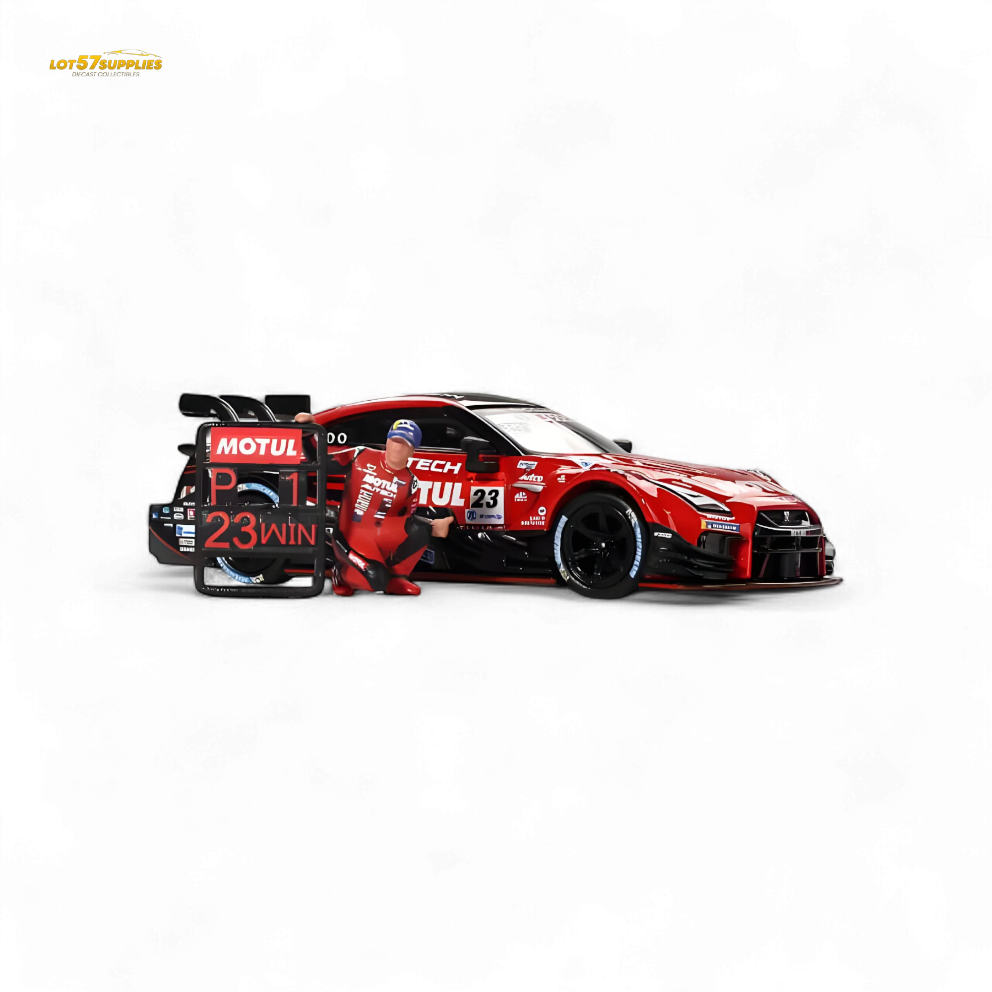 Mini-GT Nissan GT-R Nismo #23 Motul Autech 2021 1:64 - Image 3