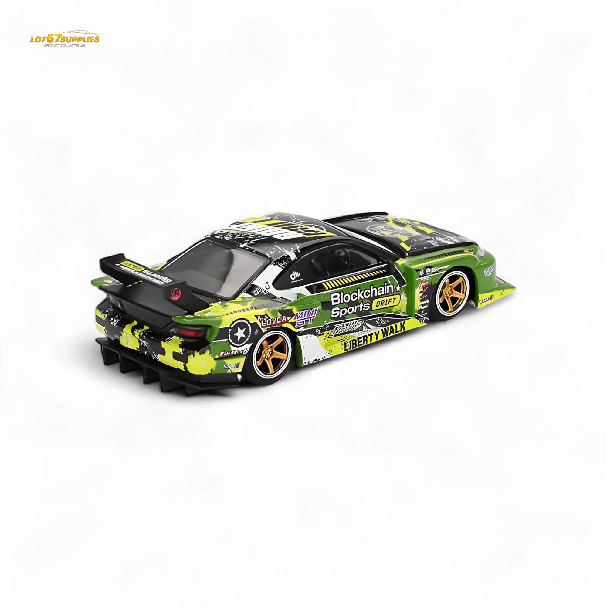 Mini GT Nissan LB-Super Silhouette S15 SILVIA #555 V2 2024 Formula Drift Japan - Image 3