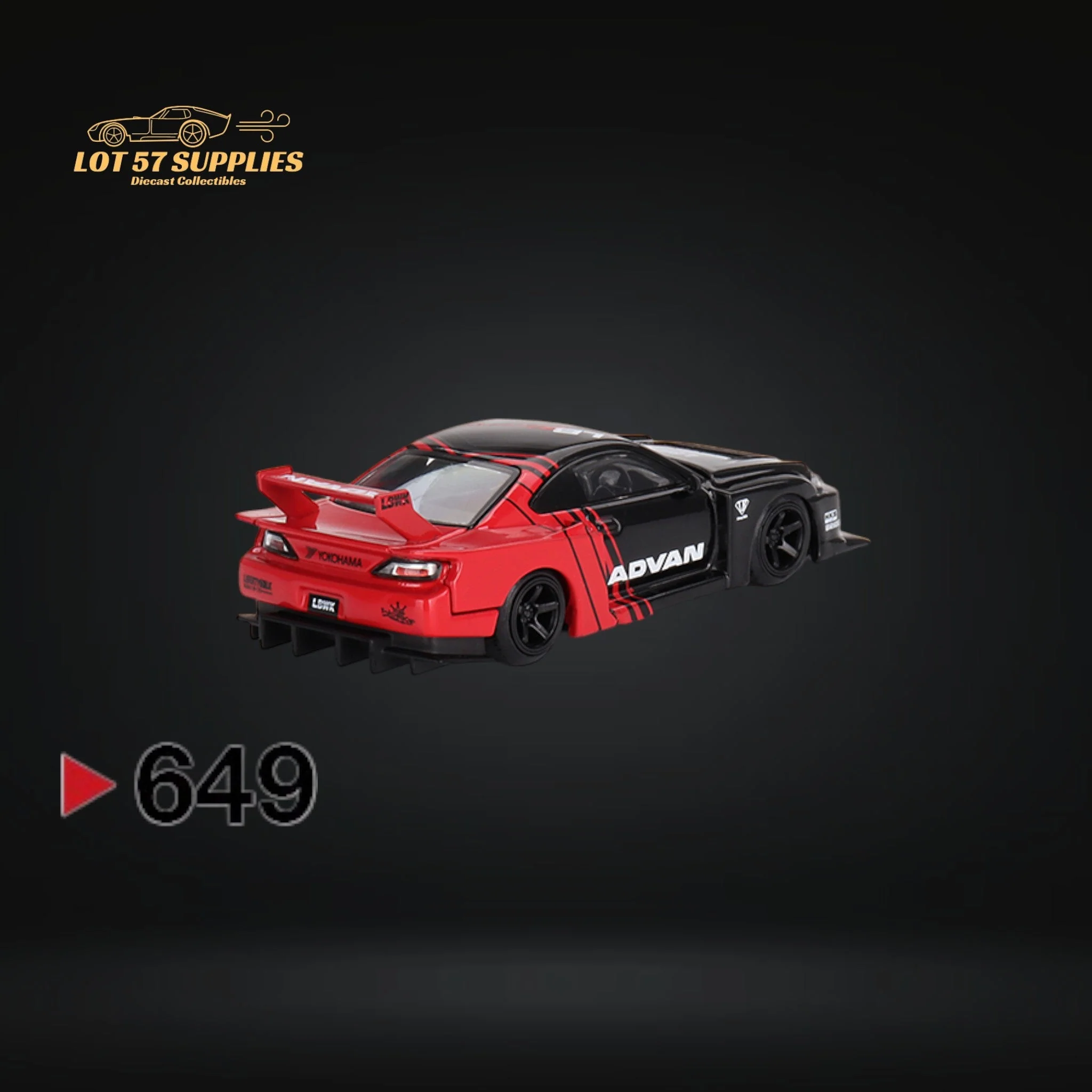 Mini-GT Nissan Silvia S15 LB Super Silhouette Advan 1:64 - Image 2