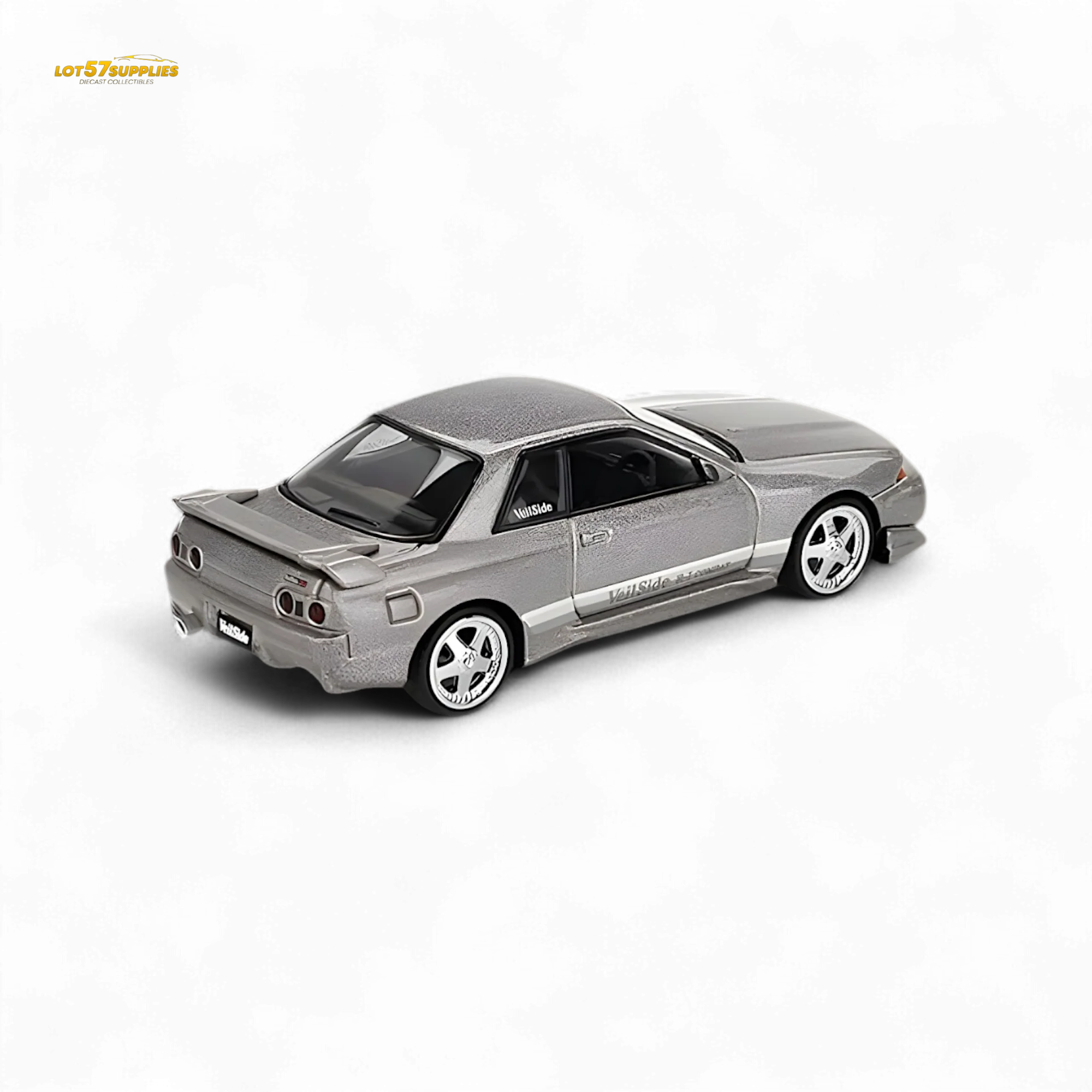 Mini GT Nissan Skyline GT-R R32 Veilside Combat Grey 1:64 - Image 2