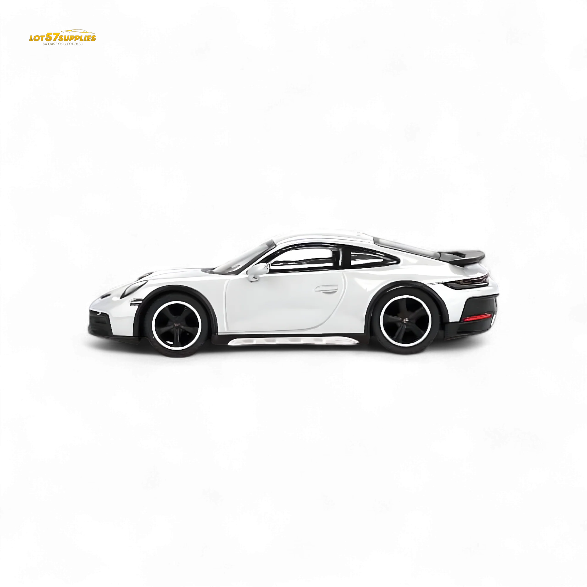 Mini-GT Porsche 911 Dakar Ice Gray Metallic 1:64 - Image 2