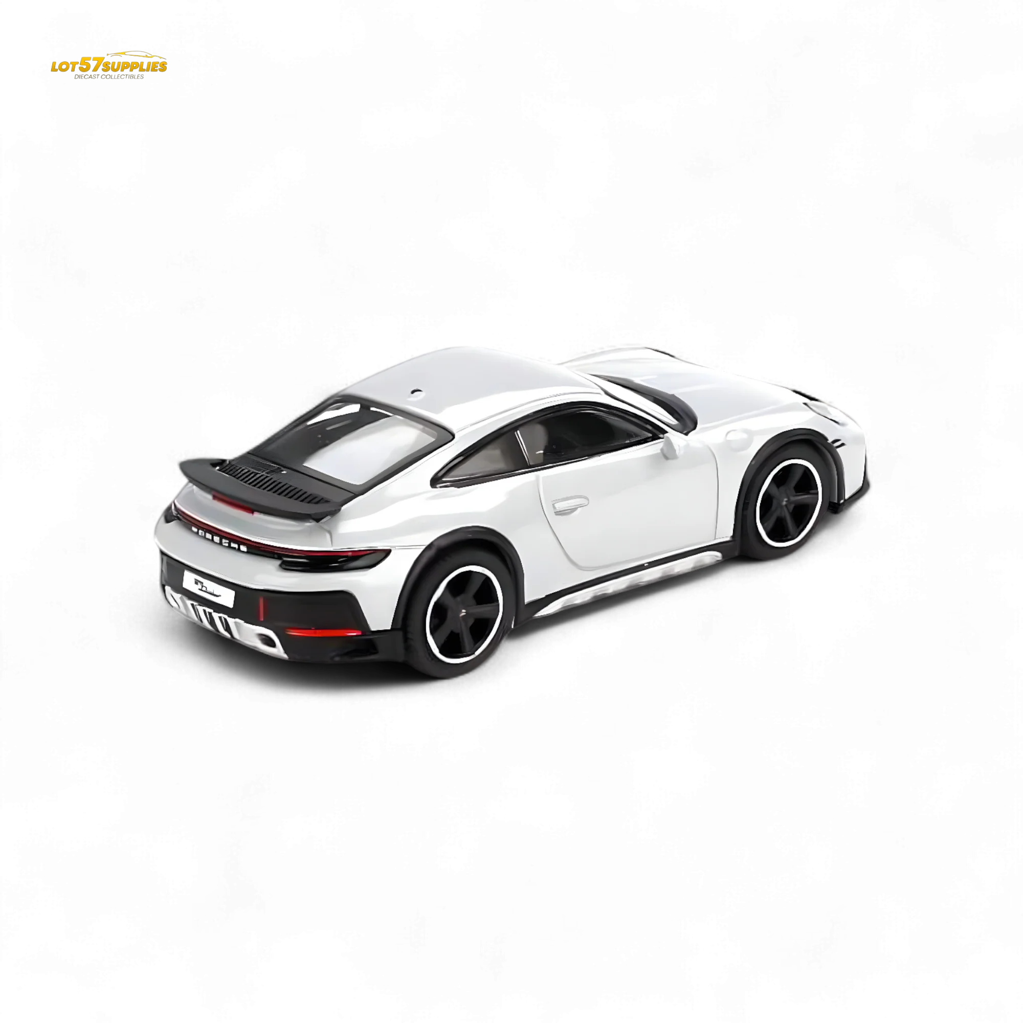 Mini-GT Porsche 911 Dakar Ice Gray Metallic 1:64 - Image 3