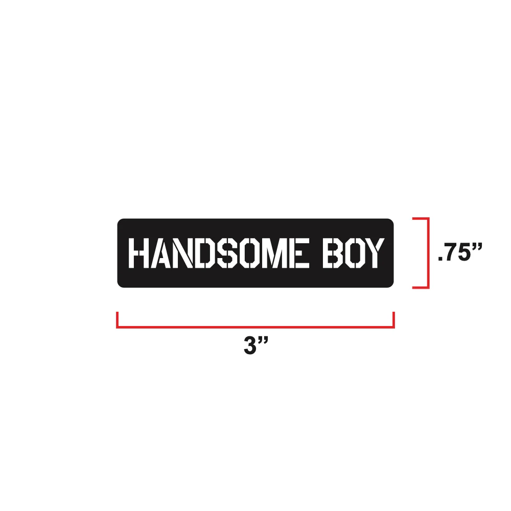 Mini Handsome Boy Morale Patch - Image 2