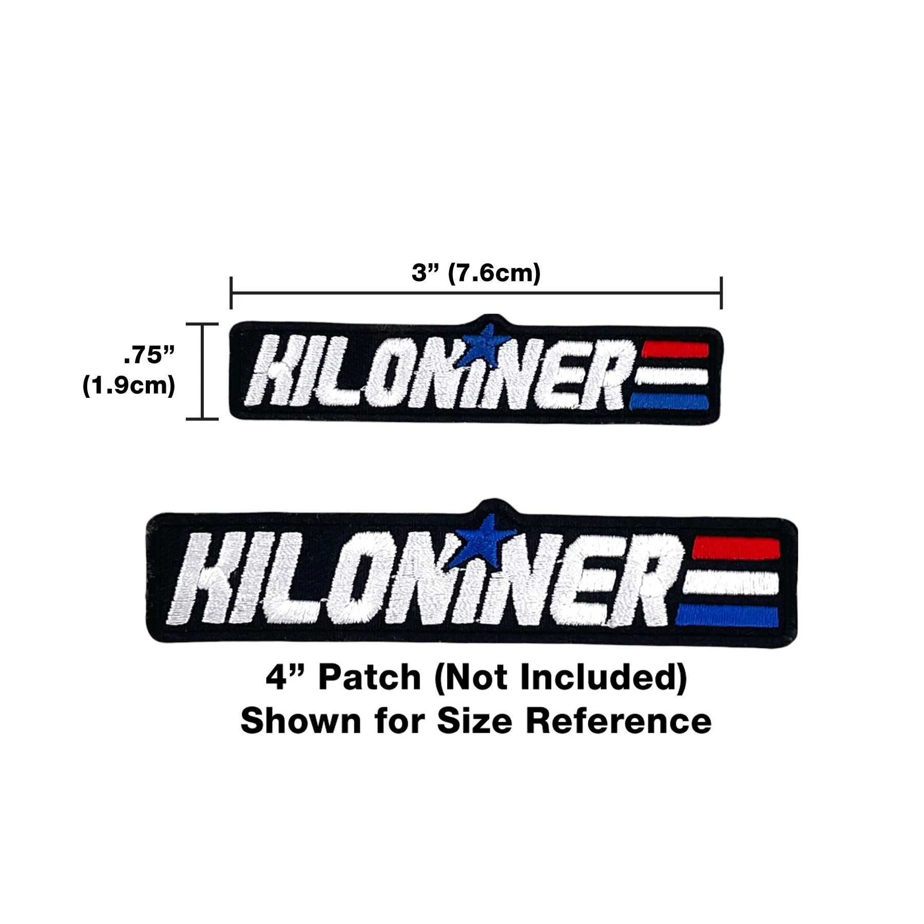 MINI KILONINER STARS & STRIPES Morale Patch - Image 2