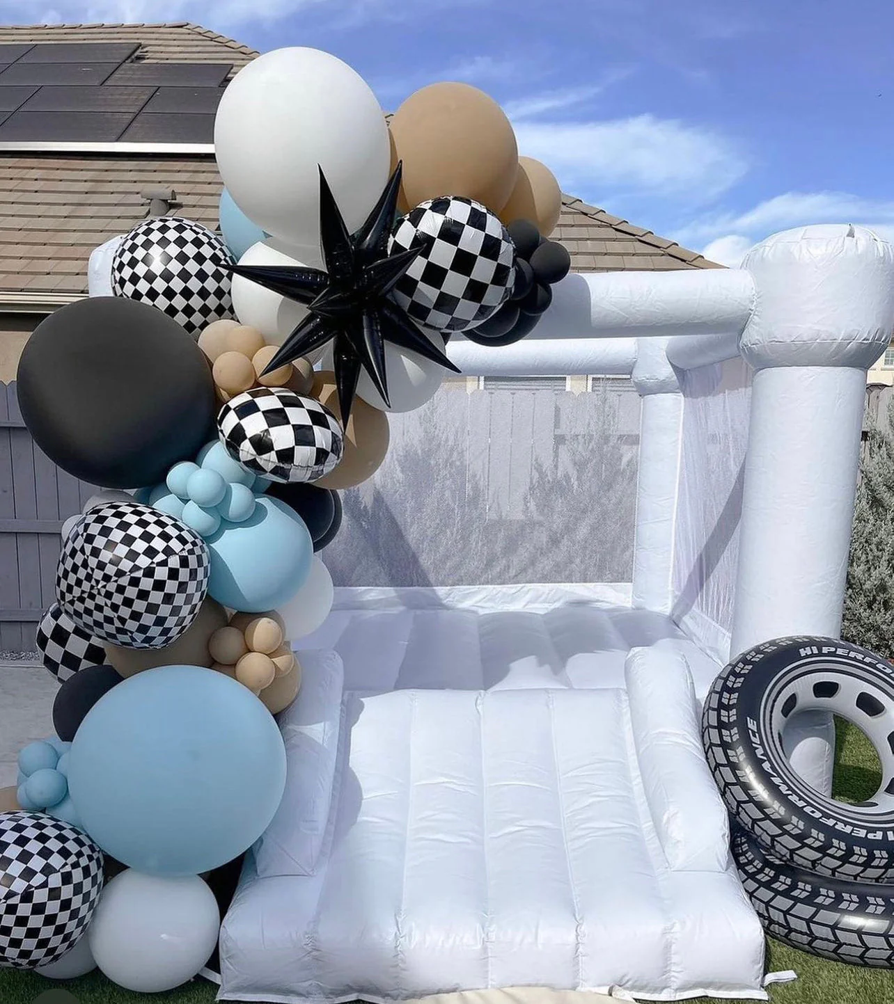 Mini Leo - Muted Blue Bounce House - Image 5
