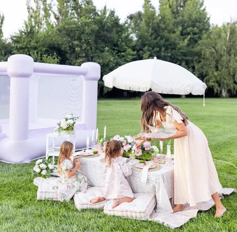 Mini Lila - Pastel Purple Bounce House - Image 4