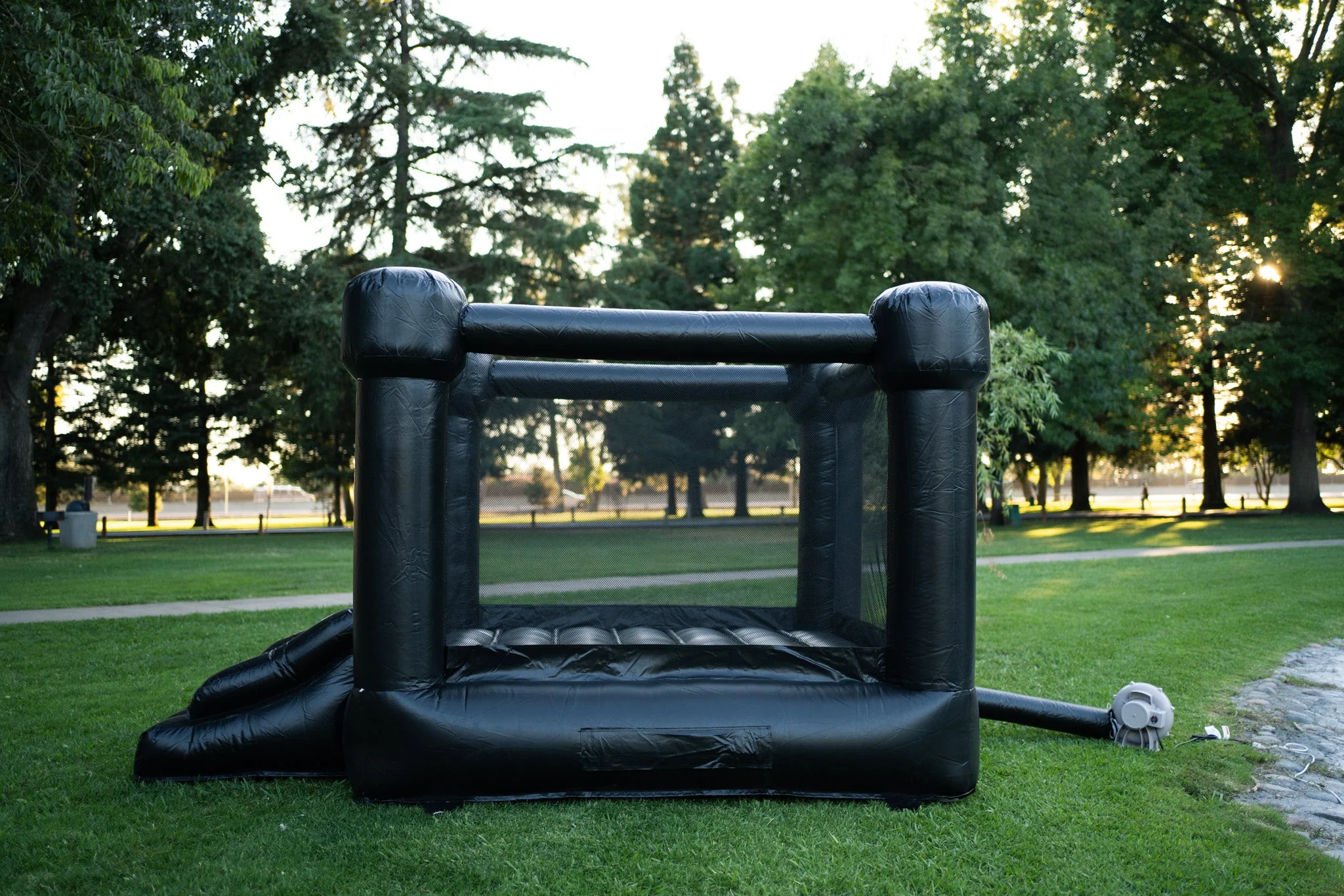Mini Luna - Black Bounce House - Image 3