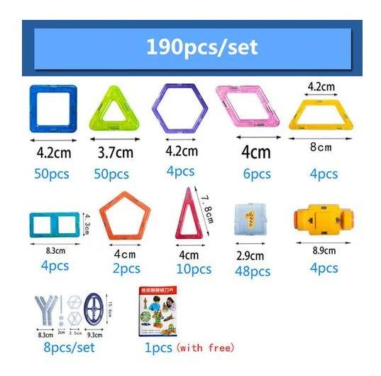 Mini Magnetic Piece Educational Toys - Image 2