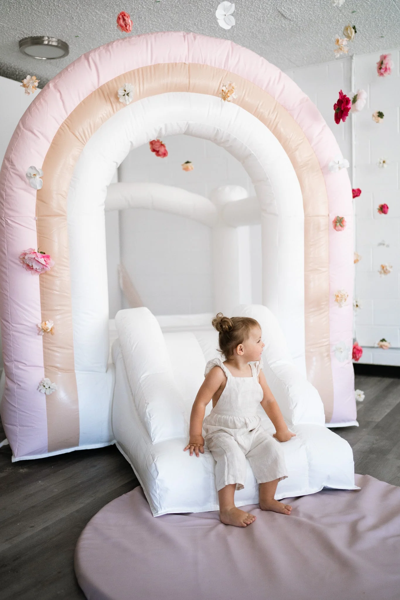 Mini Sherbet - Pink Rainbow Bounce House - Image 2