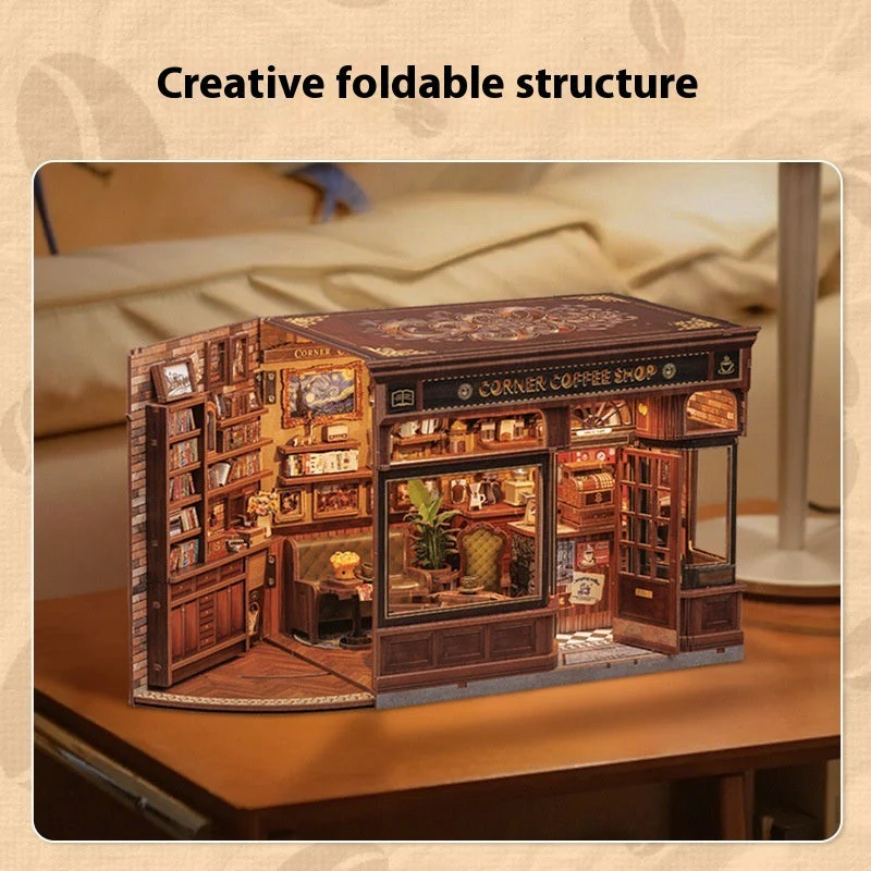 Miniature Scene Model DIY Assembled Handmade 3D Cottage Toy - Image 2