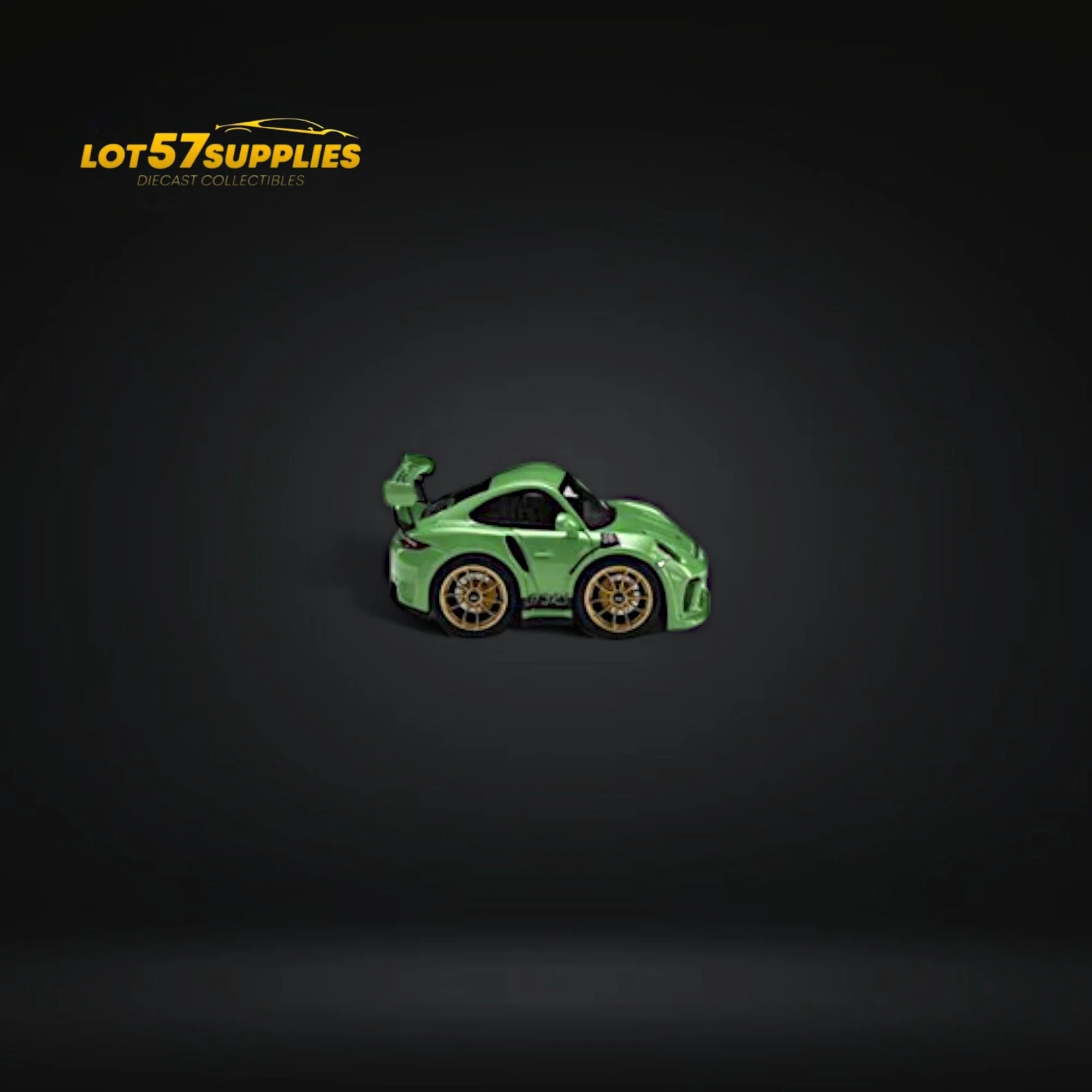MINICRAFTSMAN Porsche 911 GT3 RS Egg Cart Green 1:64 - Image 4