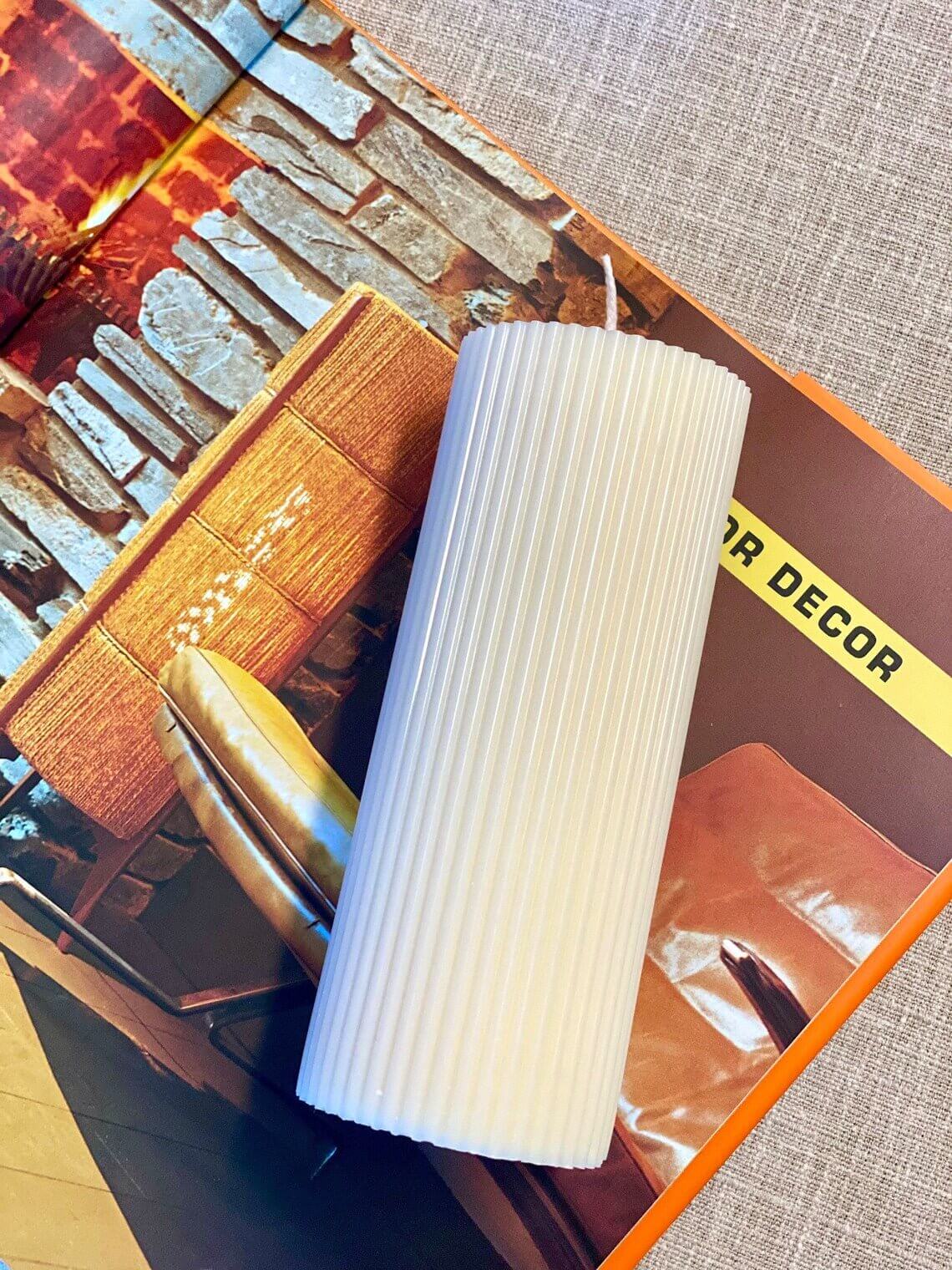 Minimalist Ribbed Candles for Effortless Home Decor - Image 6