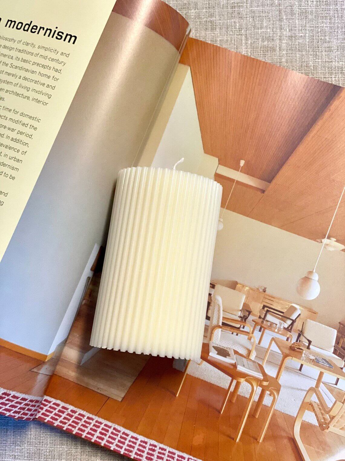 Minimalist Ribbed Candles for Effortless Home Decor - Image 7