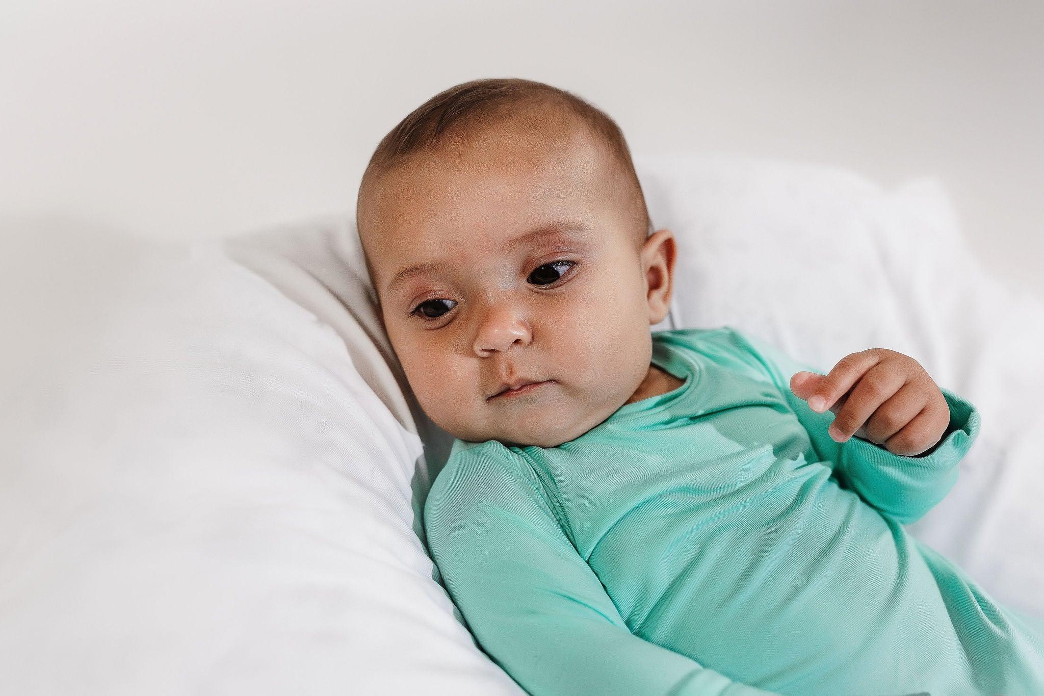 Mint Bamboo Lyocell Zip Romper - Image 3