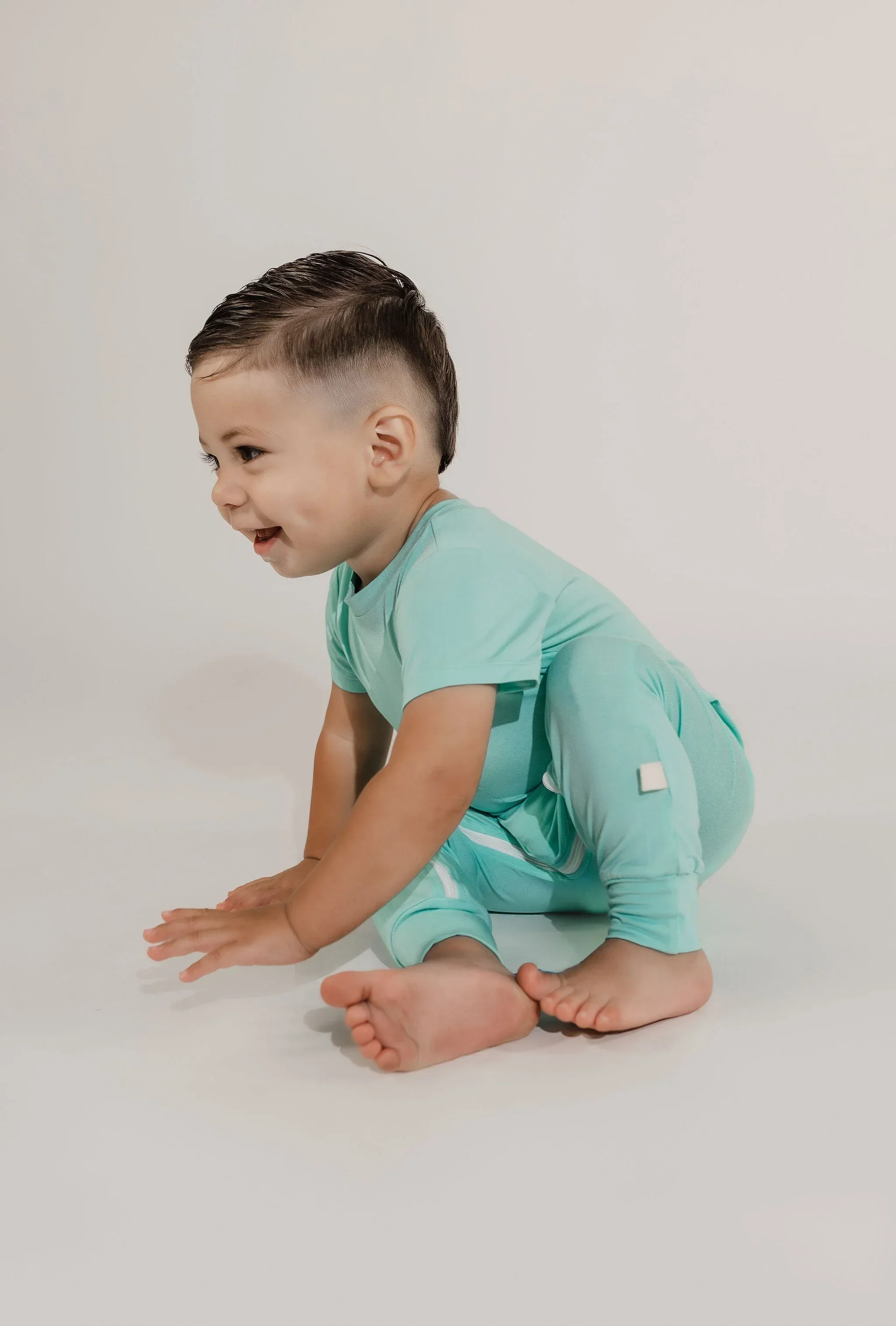 Mint Bamboo Lyocell Zip Romper - Image 5