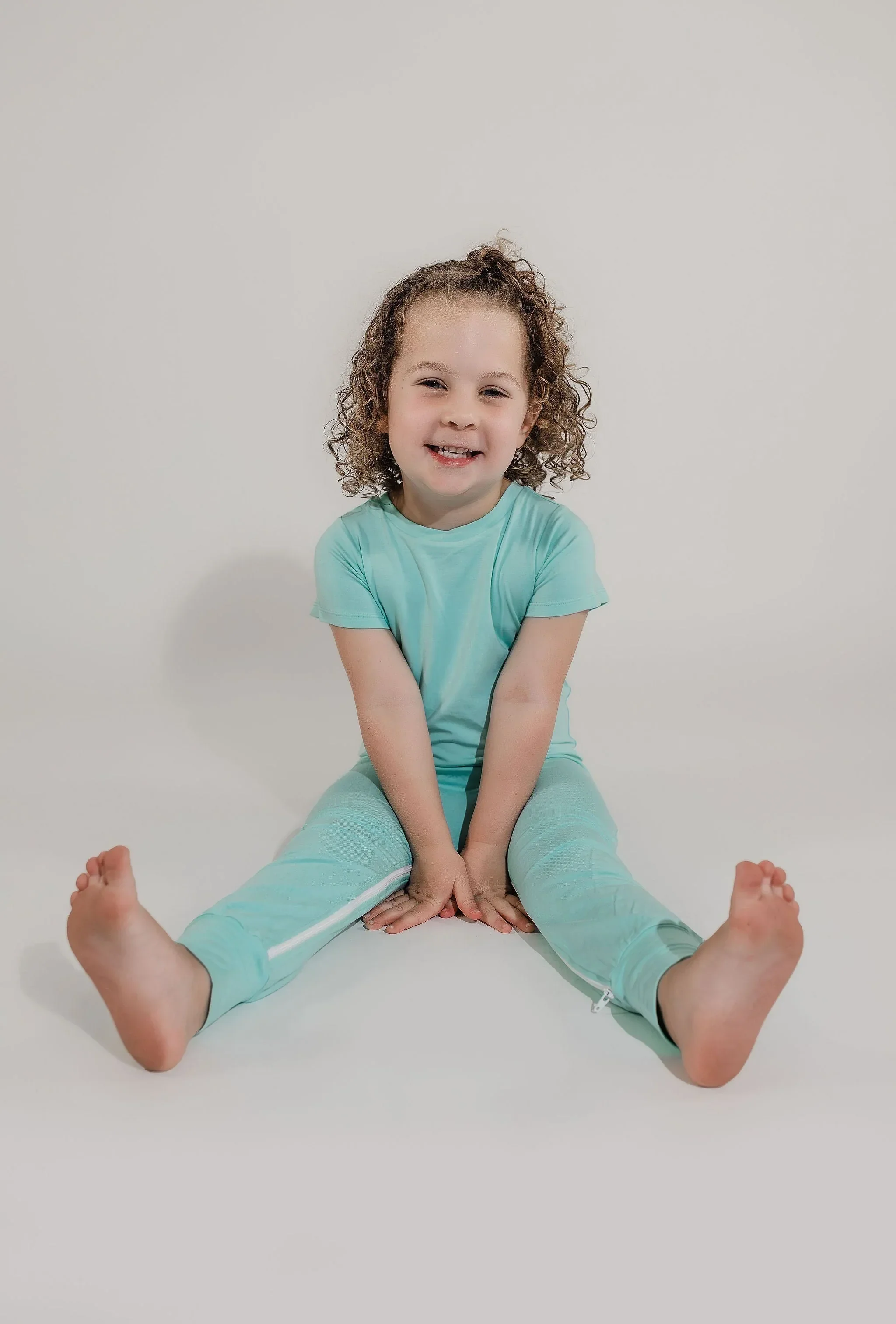Mint Bamboo Lyocell Zip Romper - Image 6