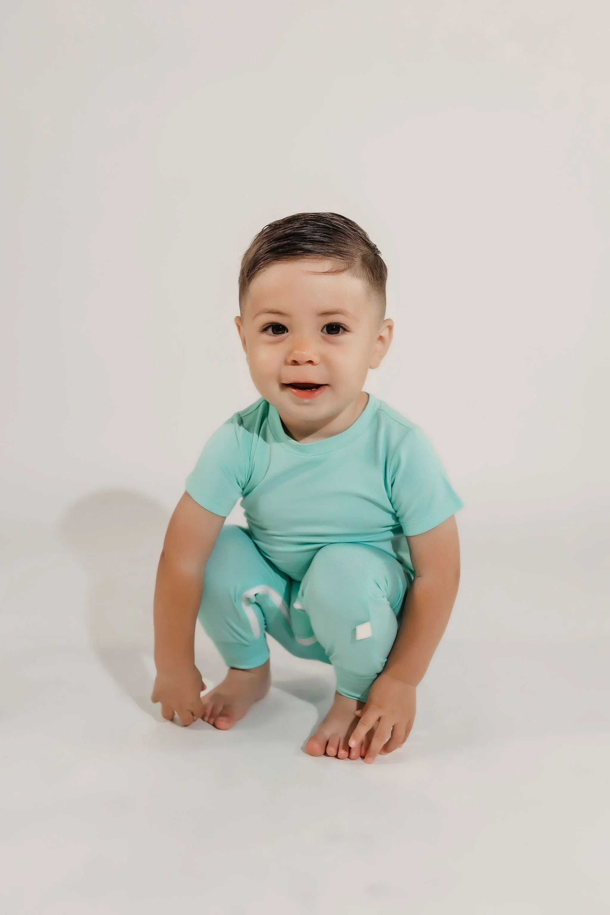 Mint Bamboo Lyocell Zip Romper - Image 9