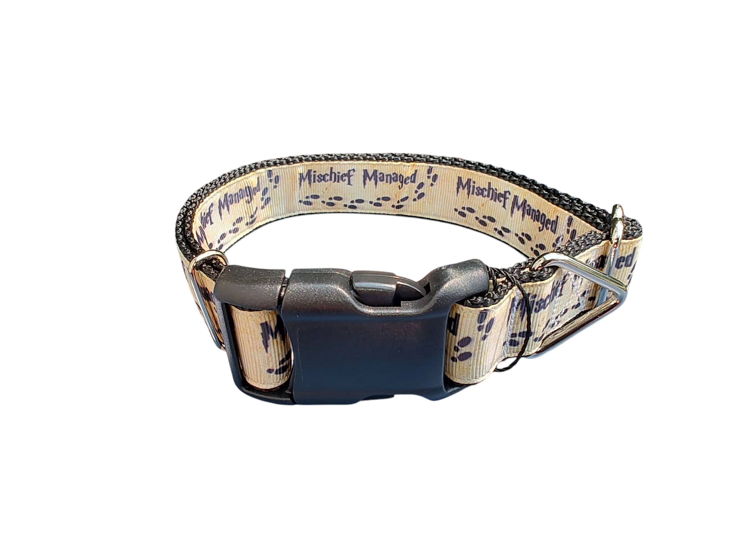 Mischief Managed Nylon Dog Collar - Image 2