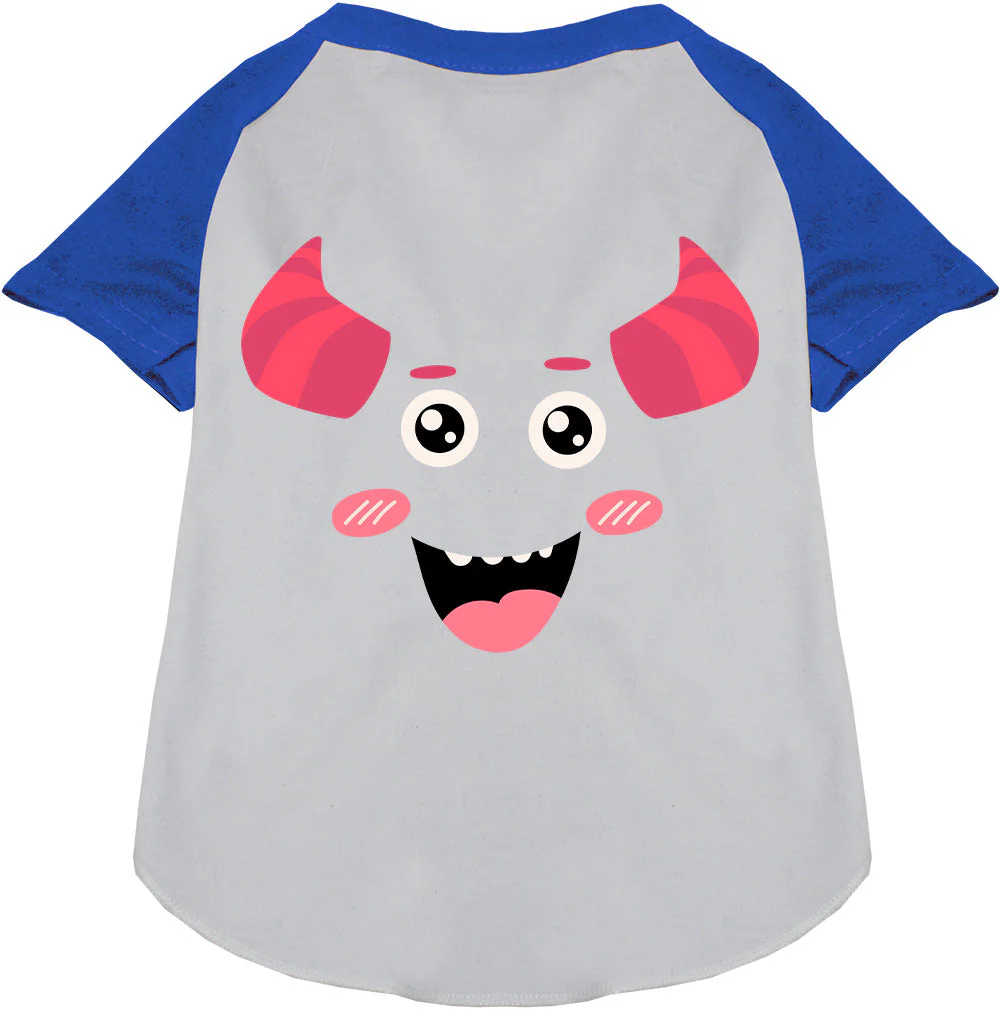 Mischiefmauve Monster Costume Pet Raglan Shirt - Image 5