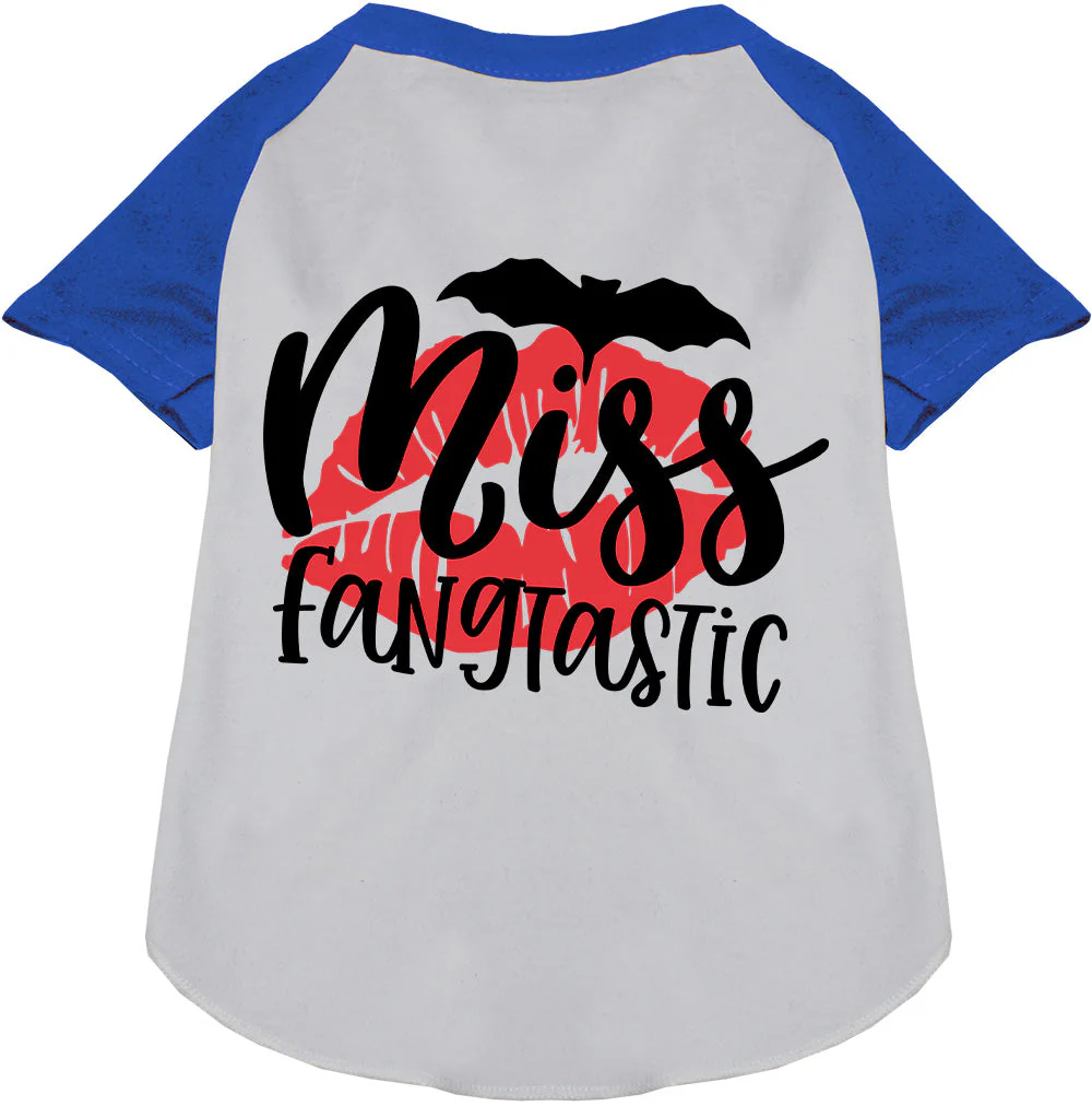 Miss Fangtastic Pet Raglan Shirt - Image 4