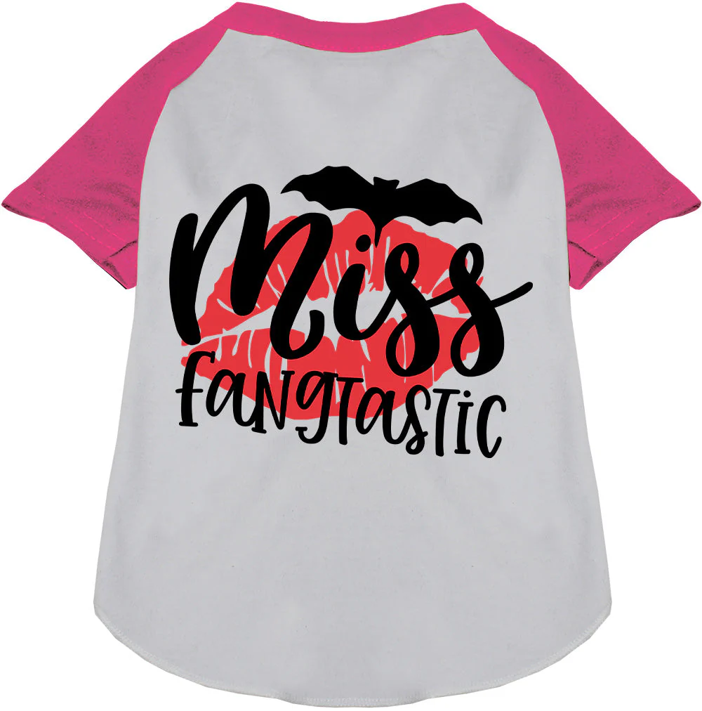 Miss Fangtastic Pet Raglan Shirt - Image 5