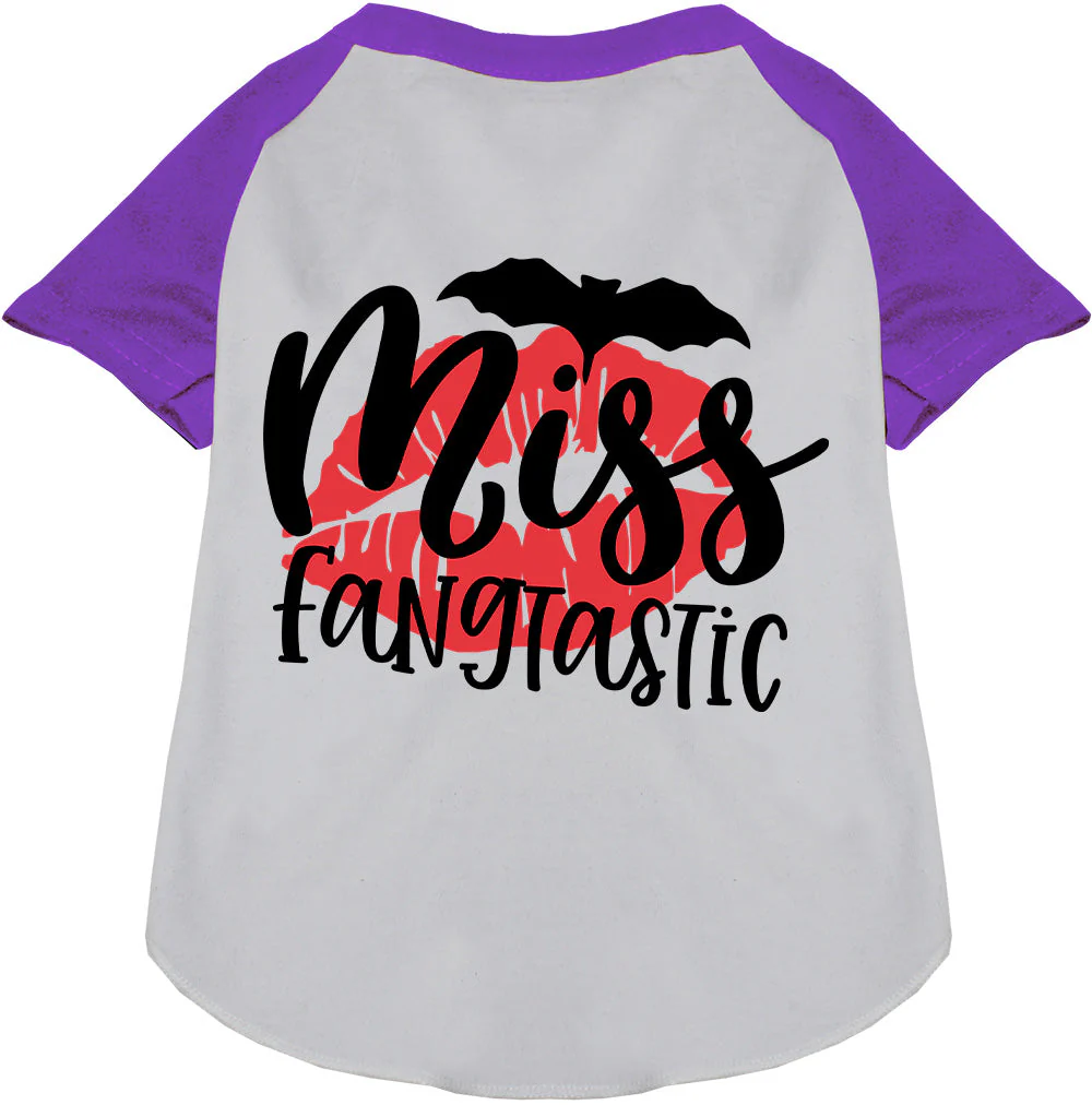 Miss Fangtastic Pet Raglan Shirt - Image 7