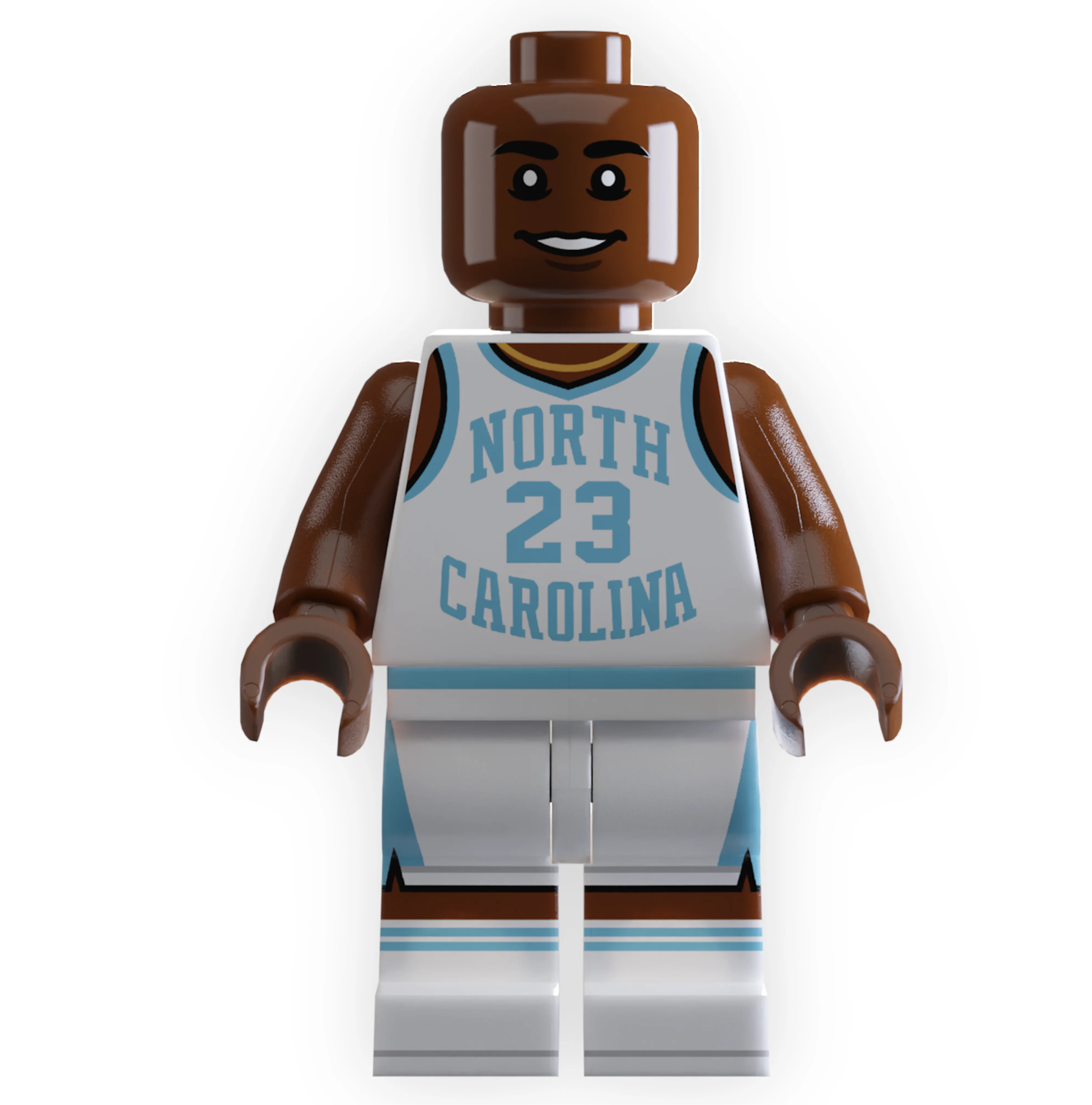 MJ #23 UNC Basketball Player Minifig - Image 4