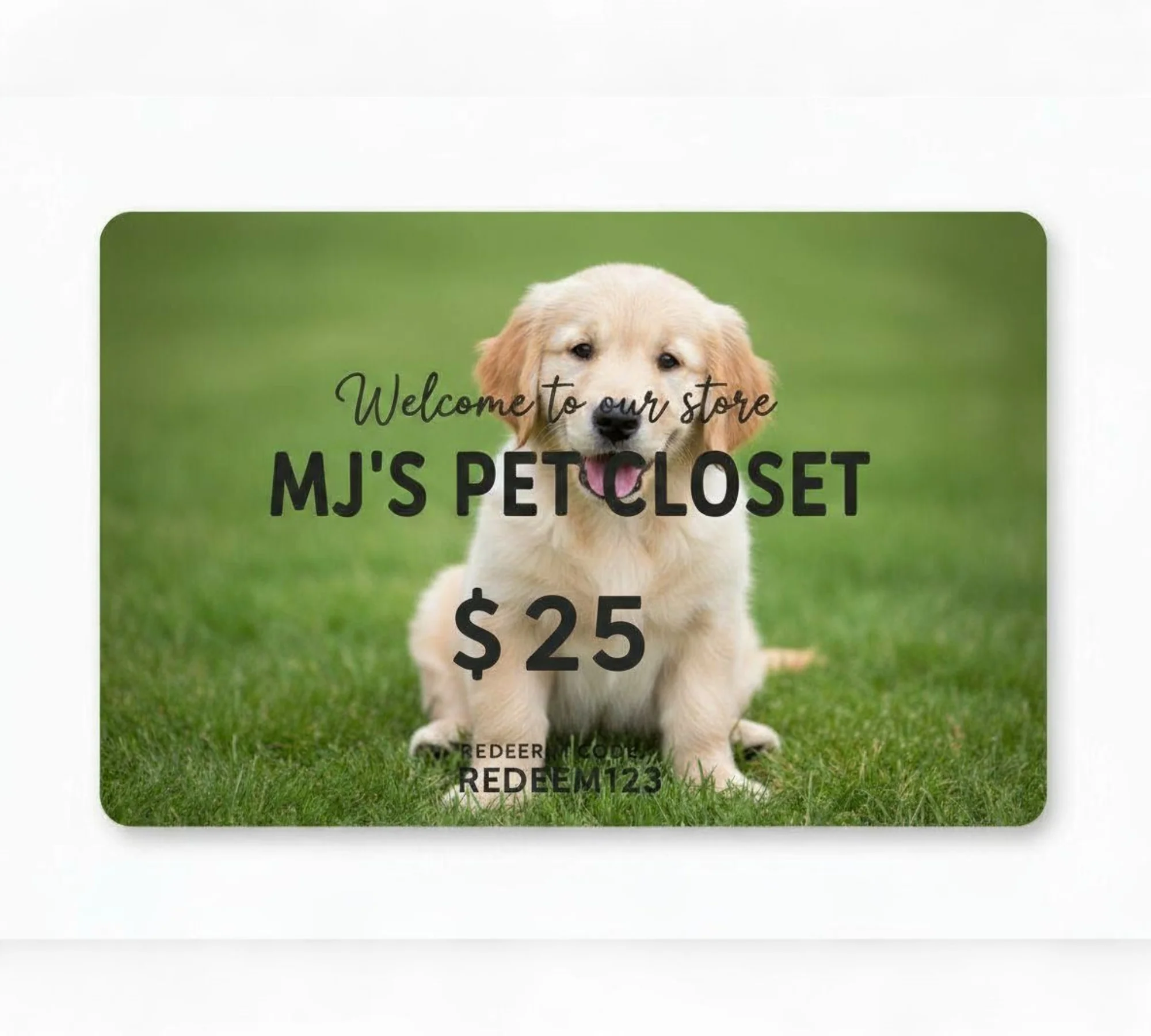 Mj's pet closet gift card - Image 2
