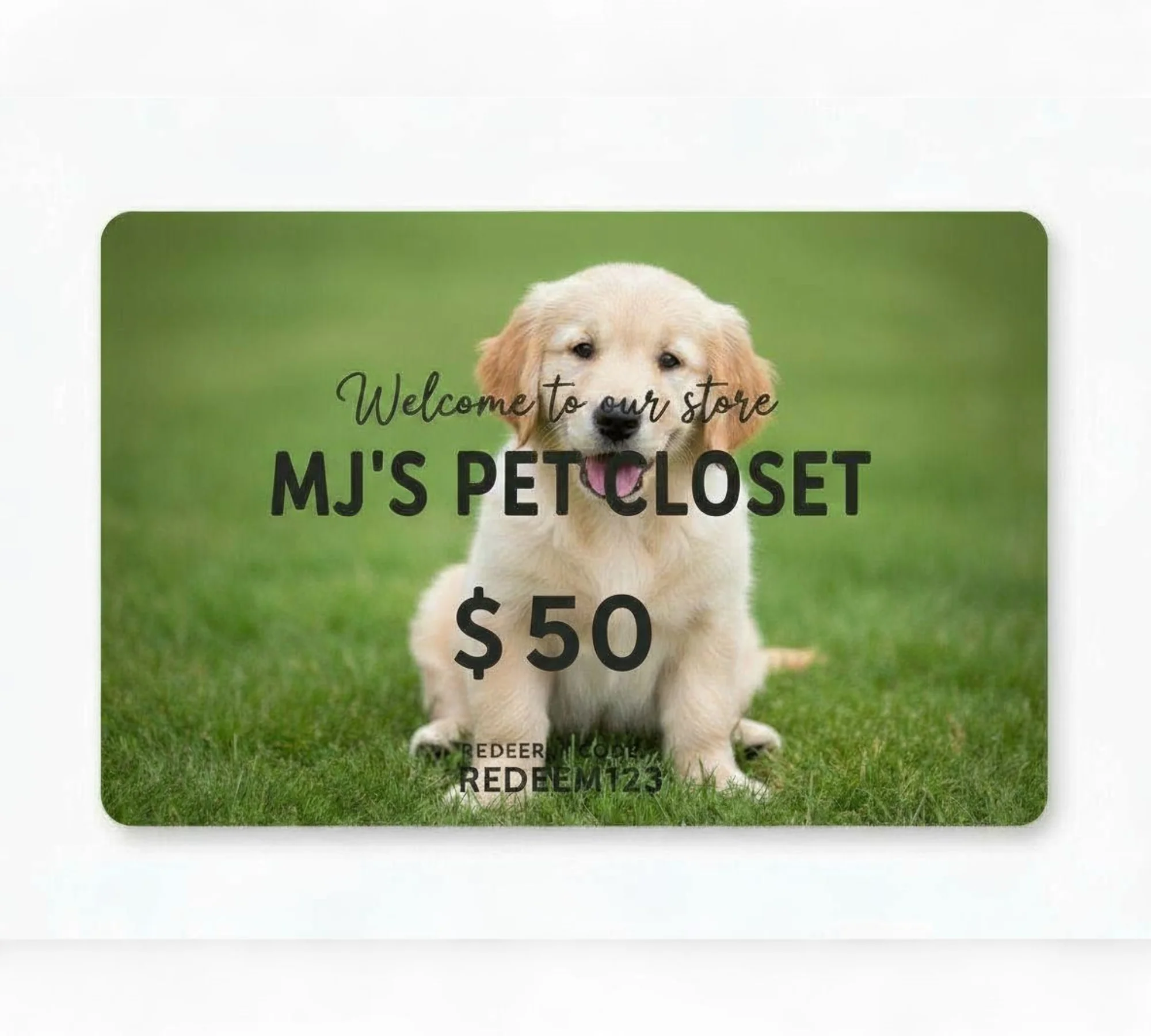 Mj's pet closet gift card - Image 3