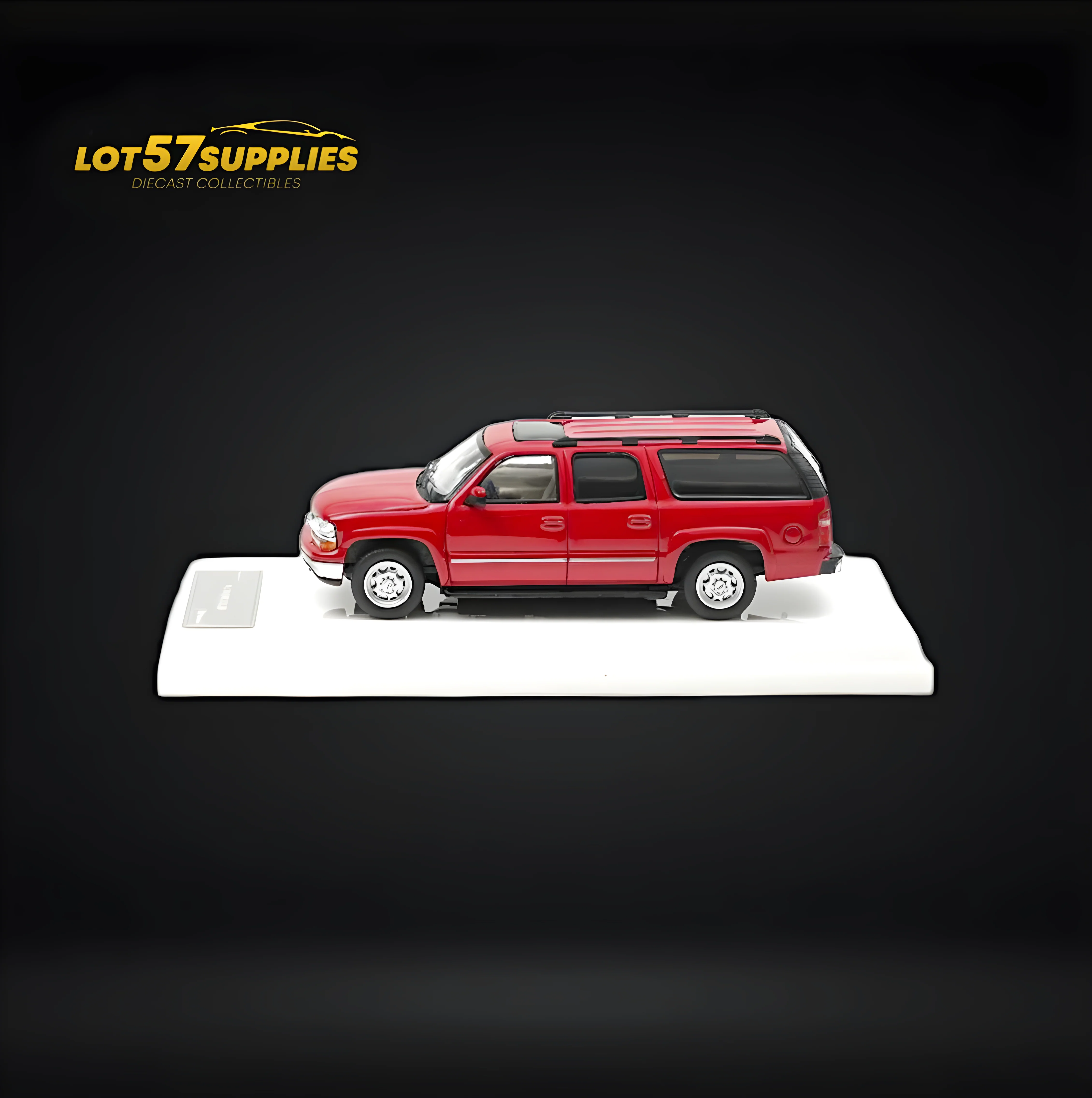 MK Miniatures 2003 Chevrolet Suburban Red 1:64 - Image 4