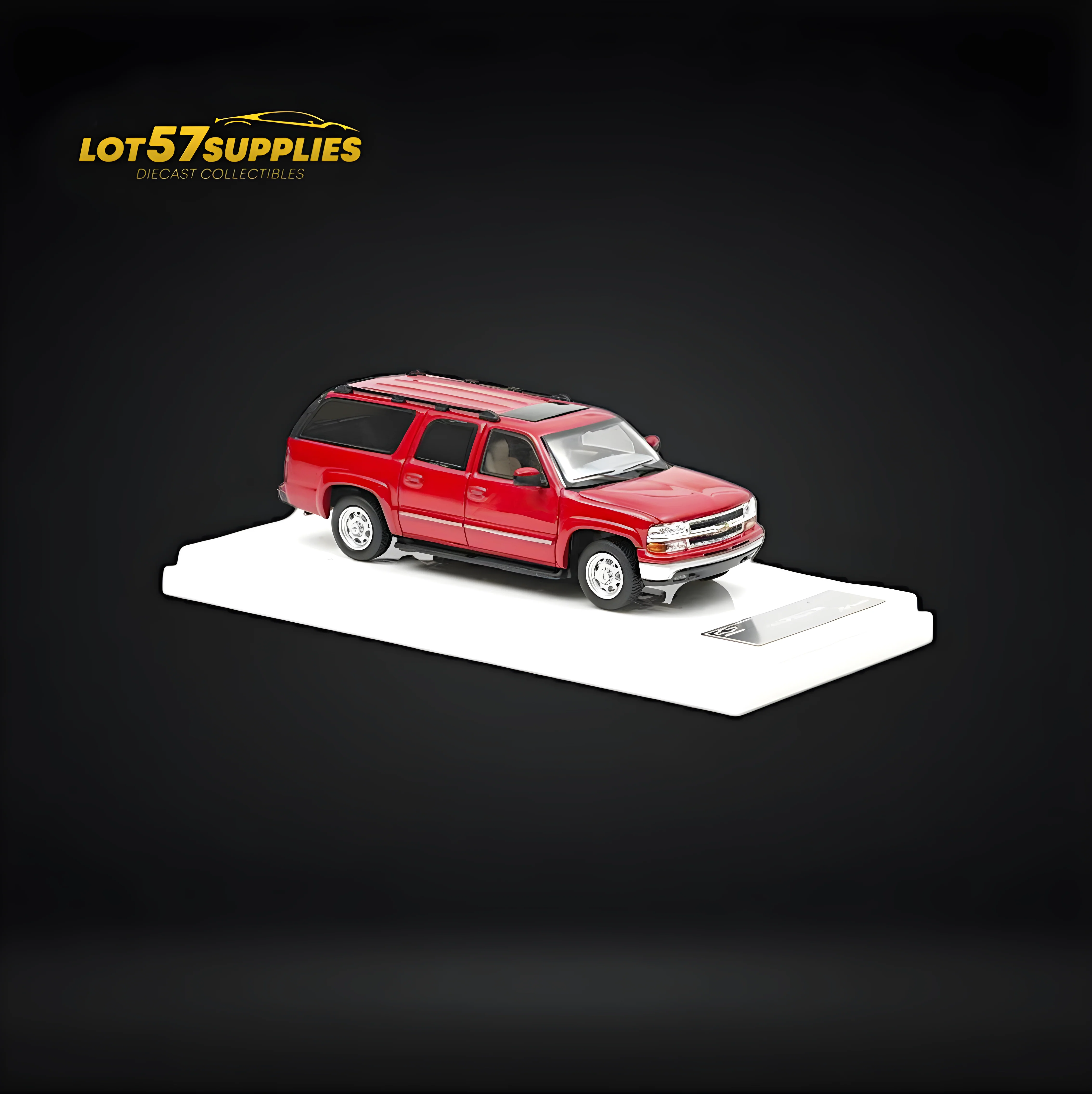 MK Miniatures 2003 Chevrolet Suburban Red 1:64 - Image 5